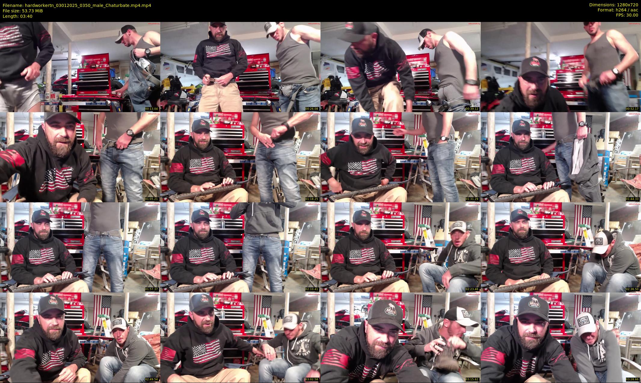 hardworkertn — 4 minute Chaturbate male cam show recording, 720p, Jan 3, 2025