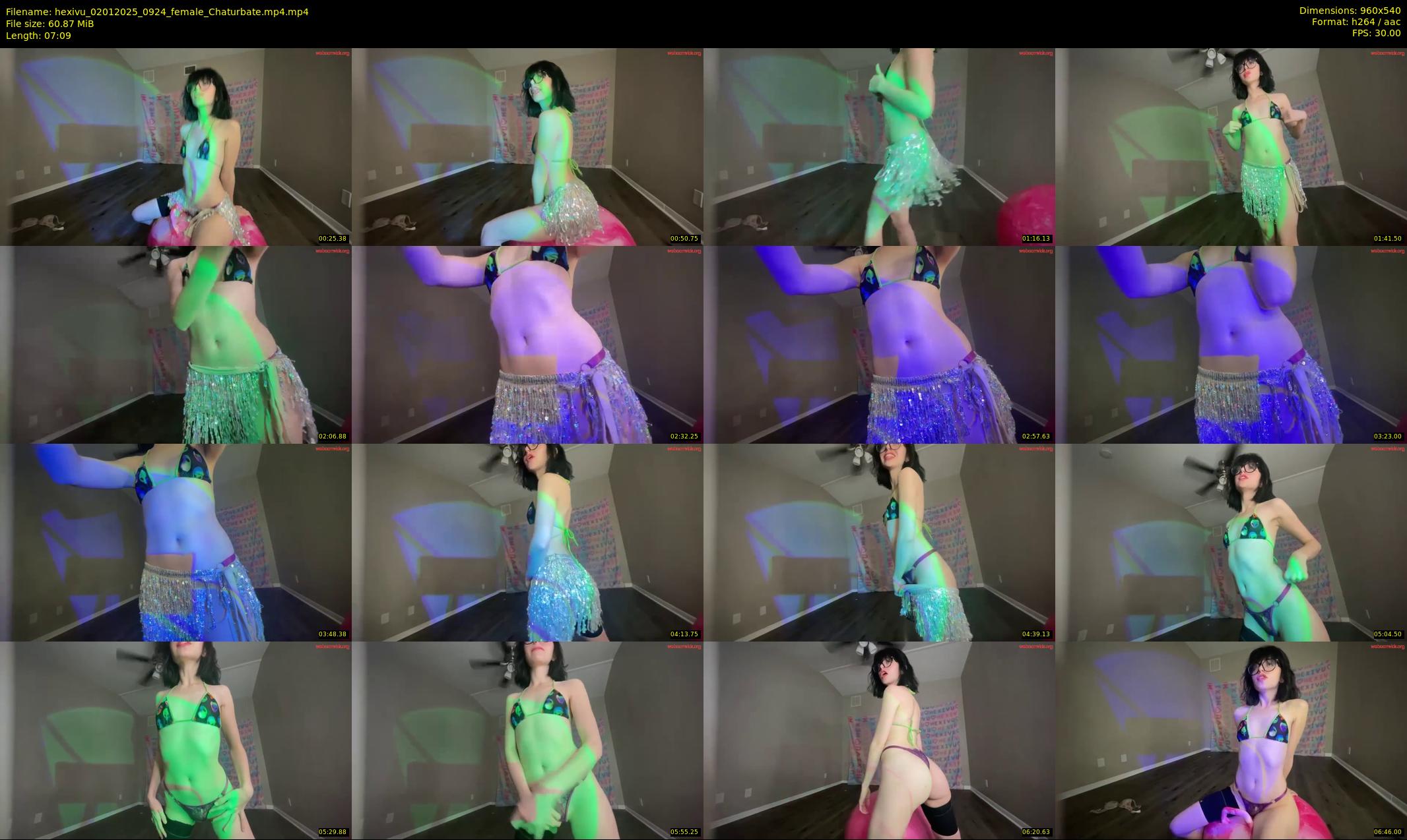 hexivu — 8 minute Chaturbate female cam show recording, 480p, Jan 2, 2025