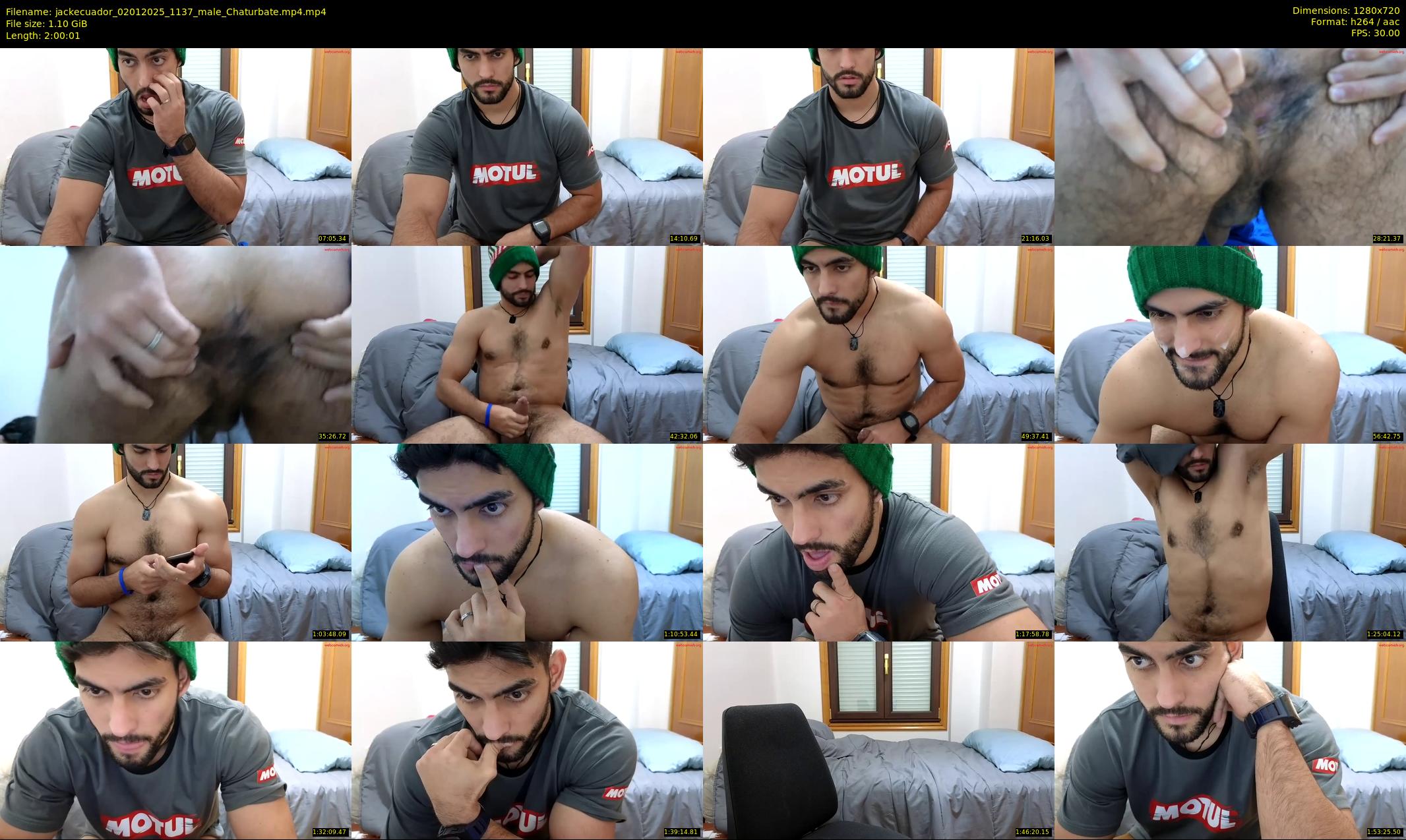 jackecuador — 121 minute Chaturbate male cam show recording, 720p, Jan 2, 2025