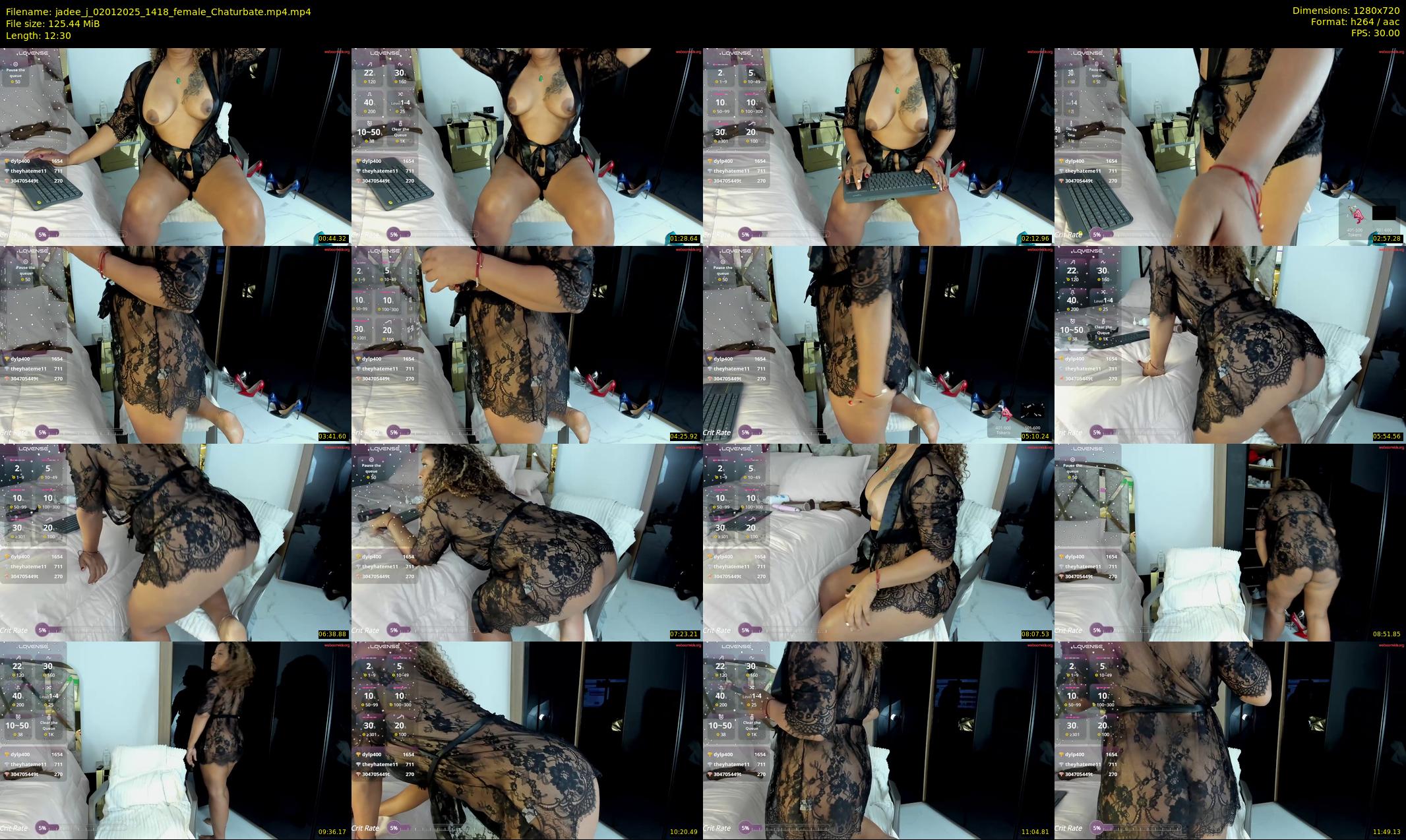 jadee_j — 13 minute Chaturbate female cam show recording, 720p, Jan 2, 2025