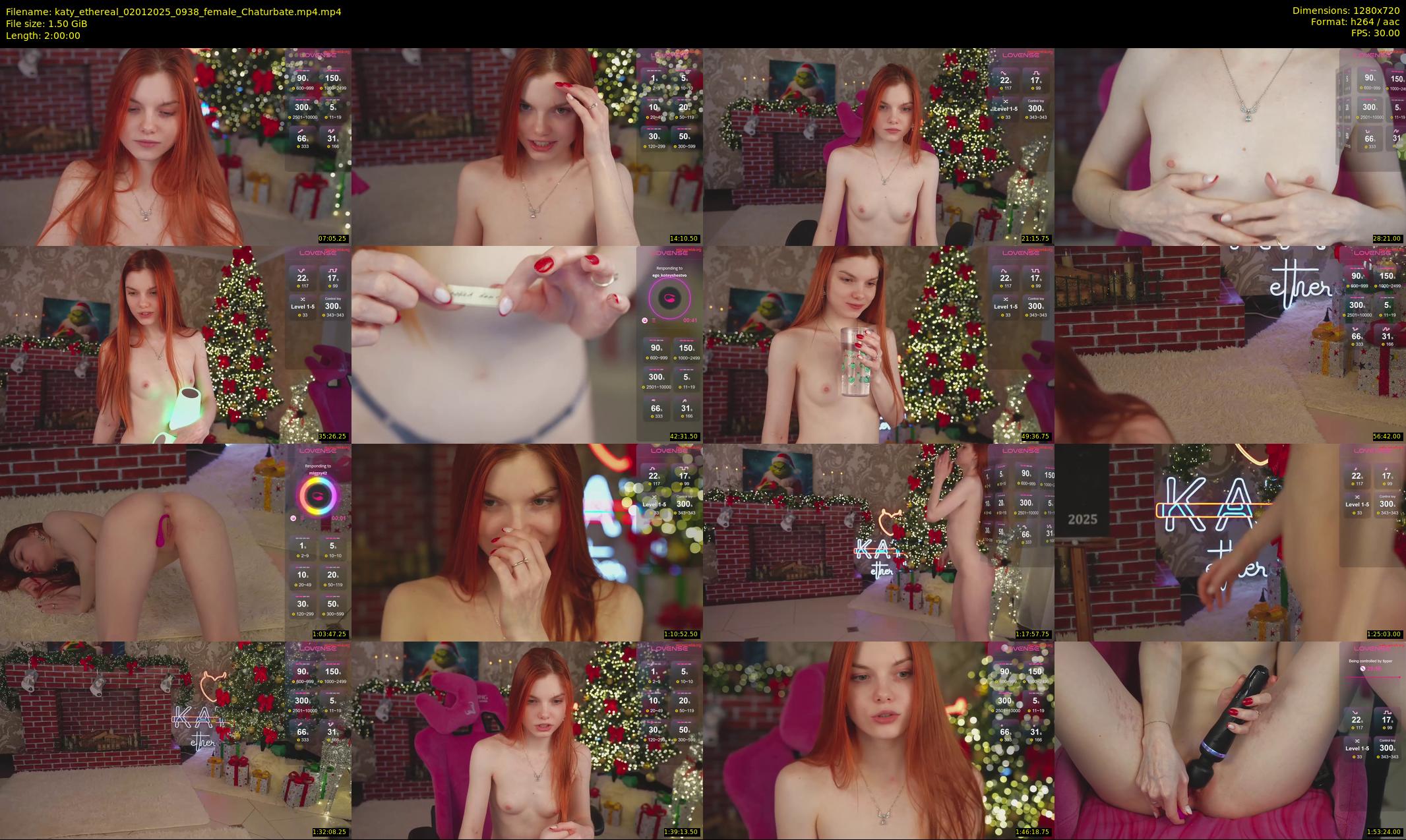 katy_ethereal — 120 minute Chaturbate female cam show recording, 720p, Jan 2, 2025