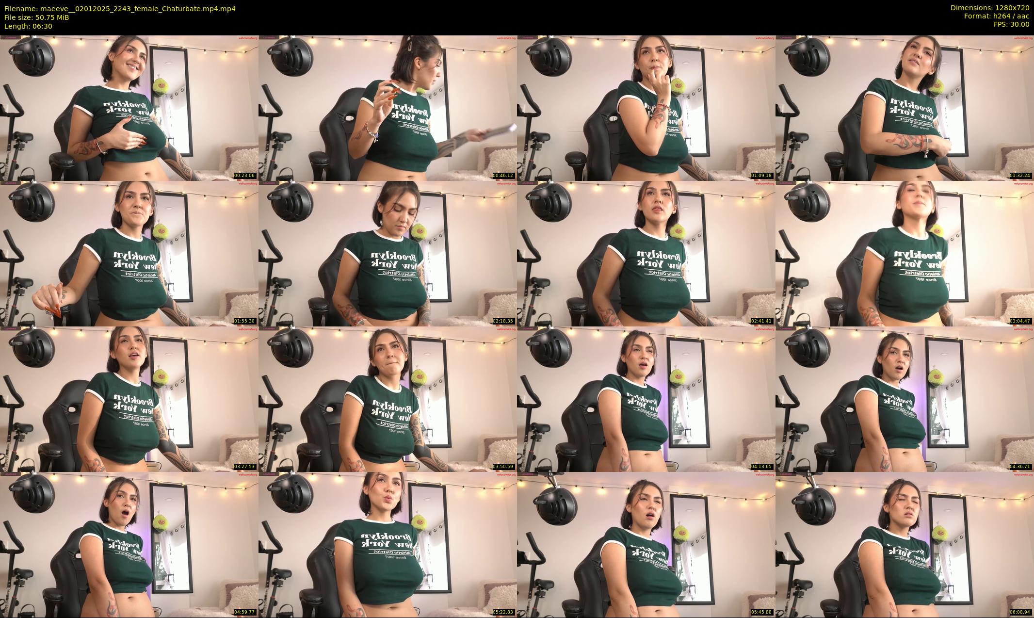 maeeve_ — 7 minute Chaturbate female cam show recording, 720p, Jan 2, 2025