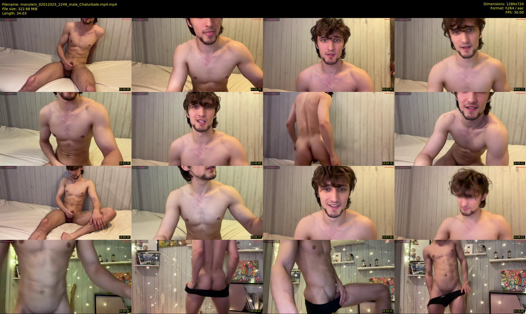 manolein — 35 minute Chaturbate male cam show recording, 720p, Jan 2, 2025