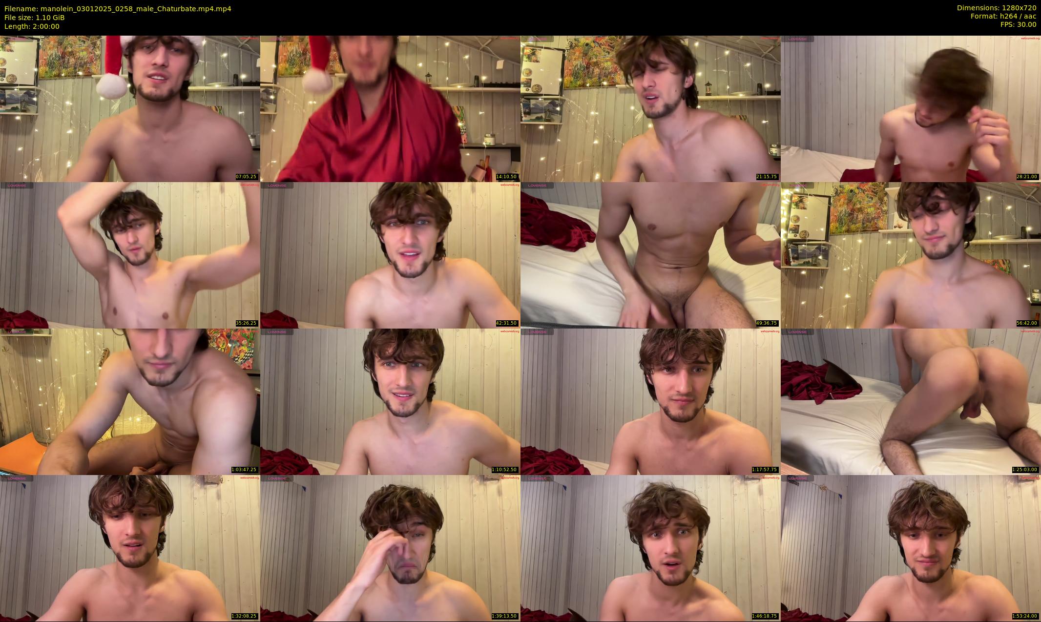 manolein — 120 minute Chaturbate male cam show recording, 720p, Jan 3, 2025
