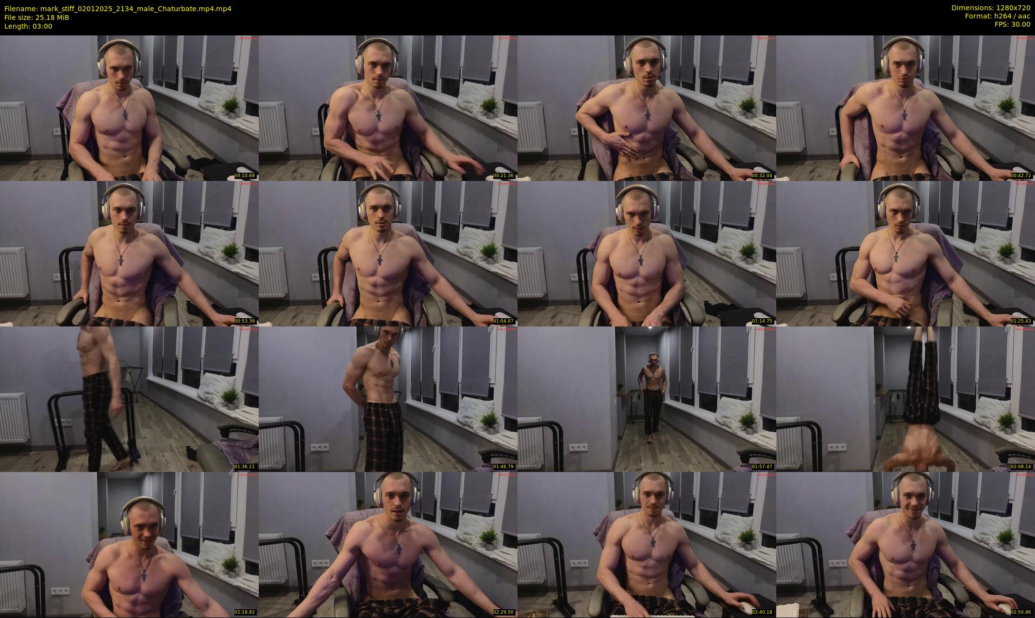 mark_stiff — 3 minute Chaturbate male cam show recording, 720p, Jan 2, 2025