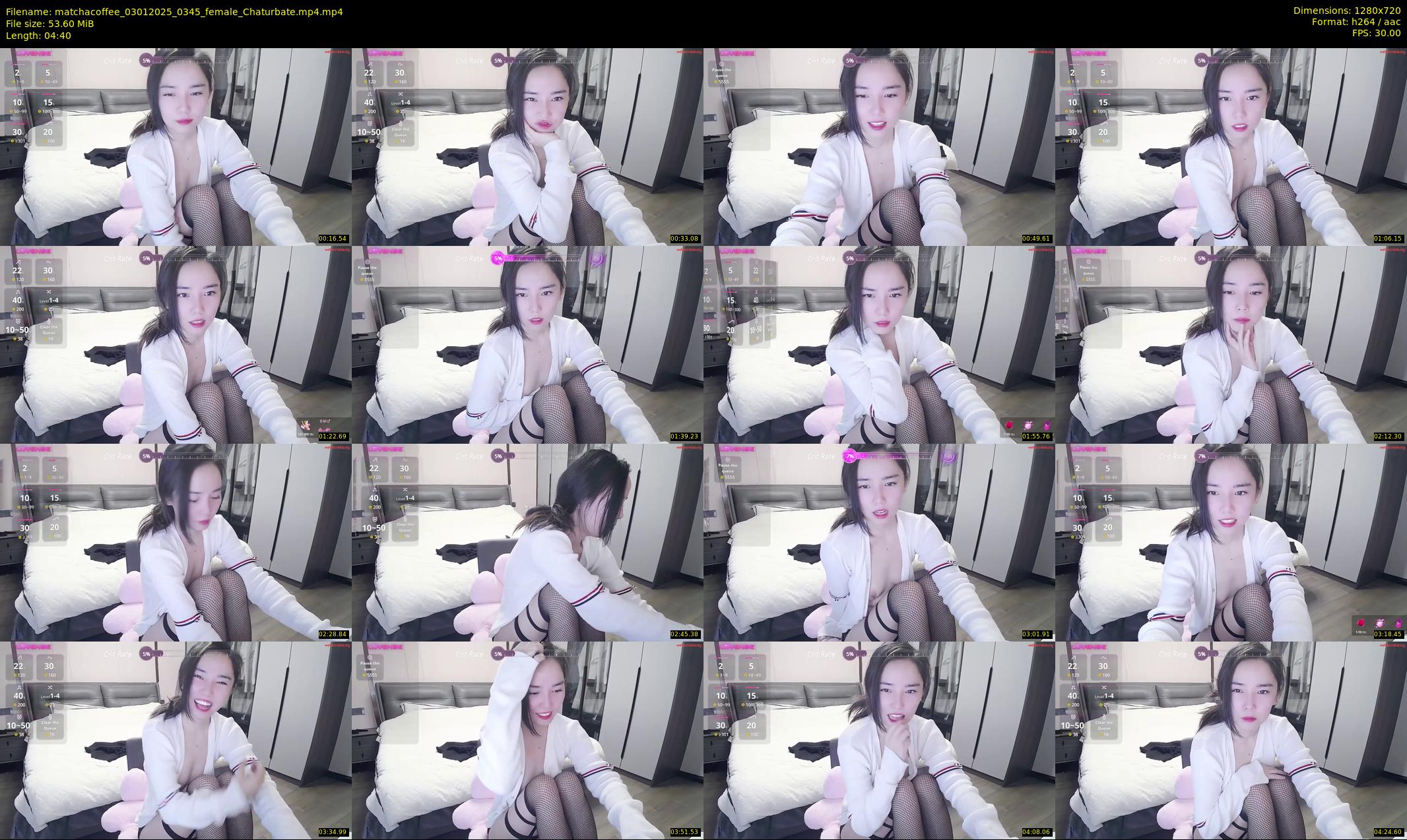 matchacoffee — 5 minute Chaturbate female cam show recording, 720p, Jan 3, 2025
