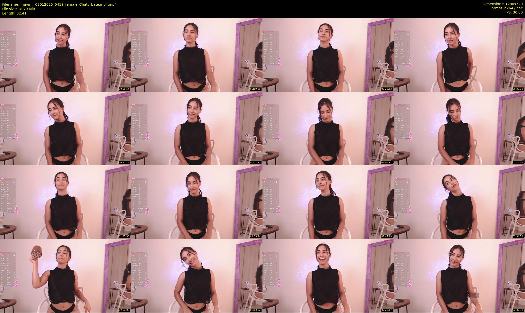mavii__ — 3 minute Chaturbate female cam show recording, 720p, Jan 3, 2025