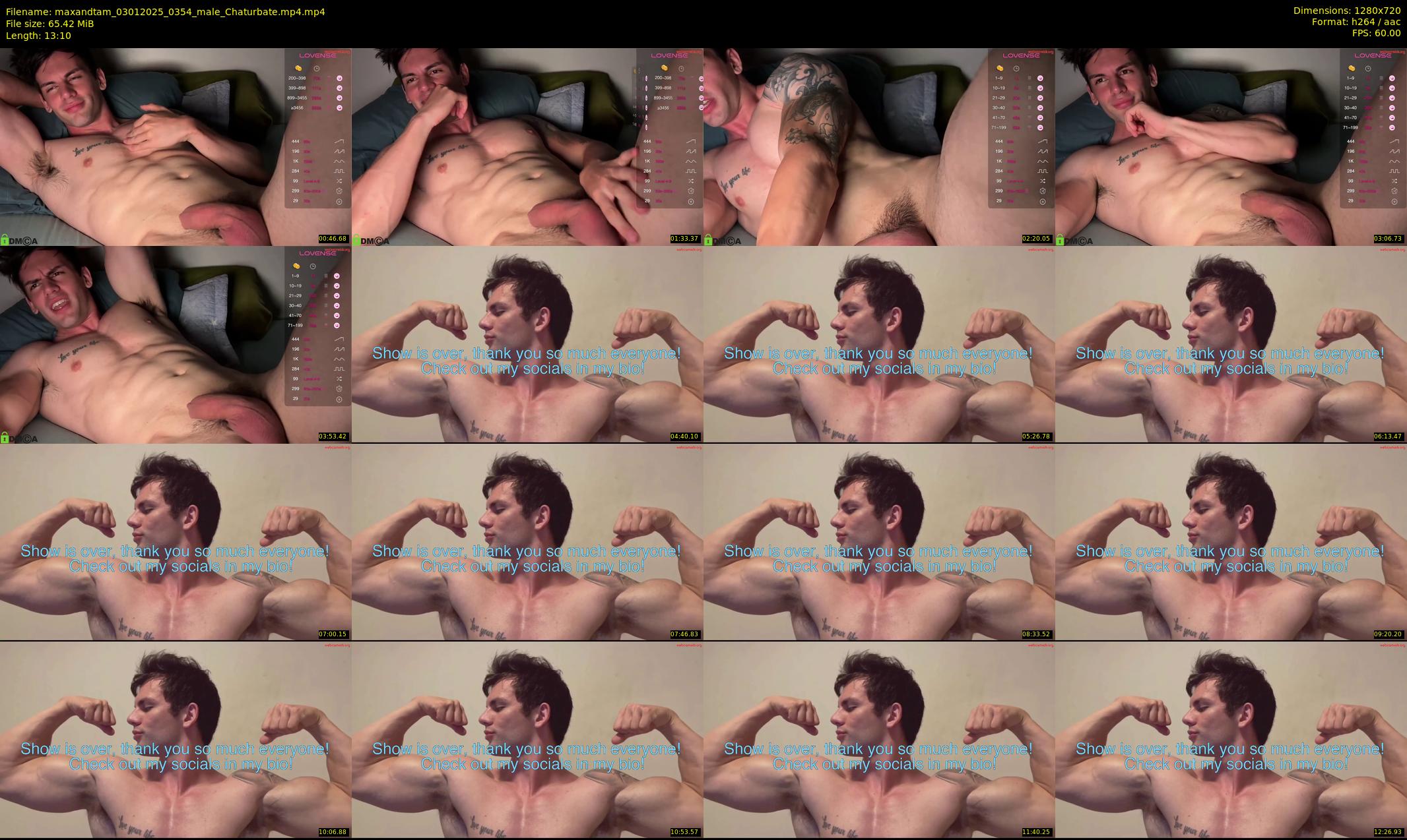 maxandtam — 14 minute Chaturbate couple cam show recording, 720p, Jan 3, 2025