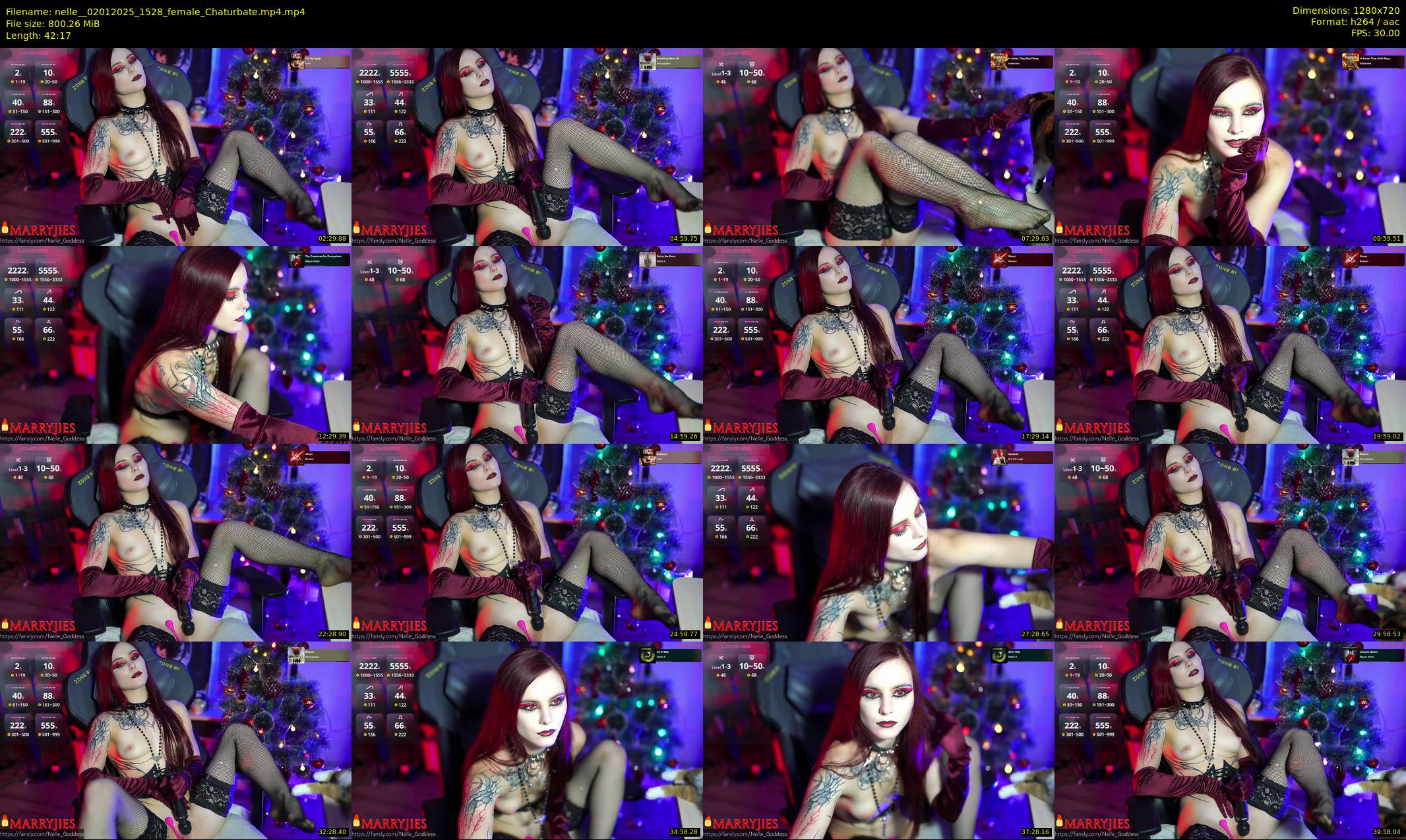nelle_ — 43 minute Chaturbate female cam show recording, 720p, Jan 2, 2025