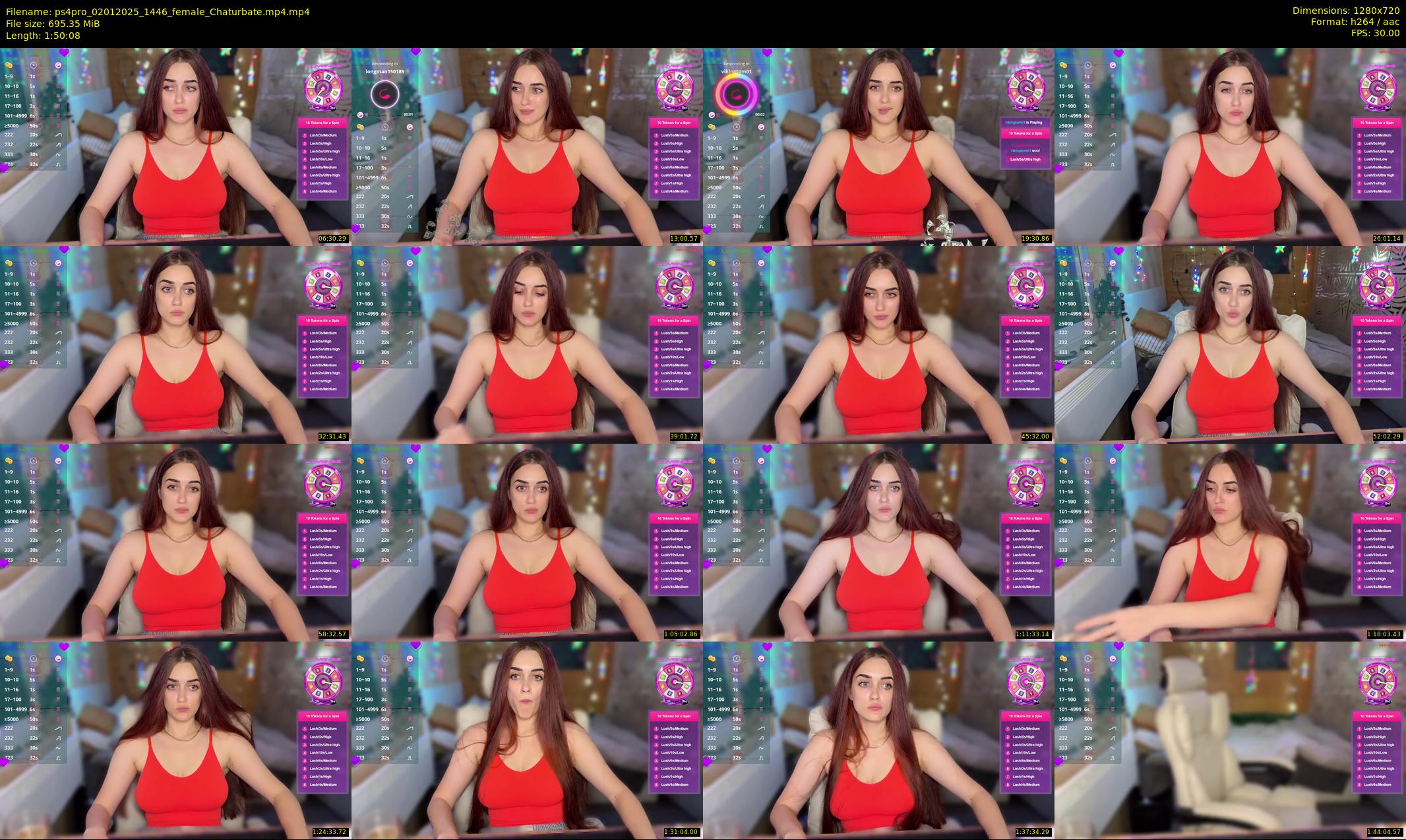 ps4pro — 111 minute Chaturbate female cam show recording, 720p, Jan 2, 2025