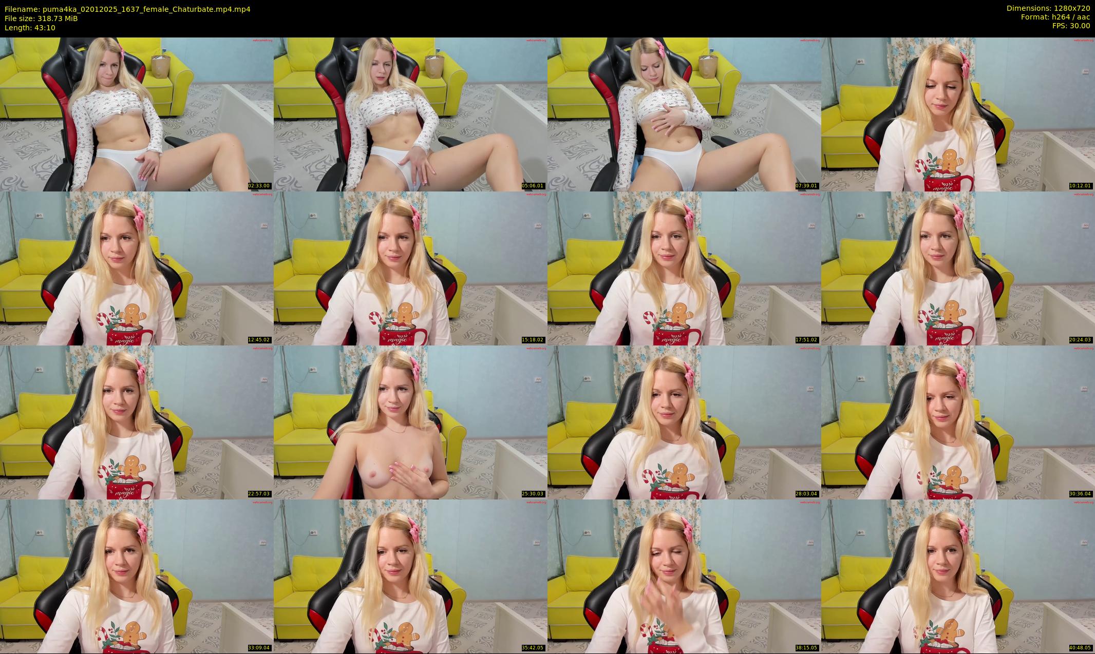puma4ka — 44 minute Chaturbate female cam show recording, 720p, Jan 2, 2025