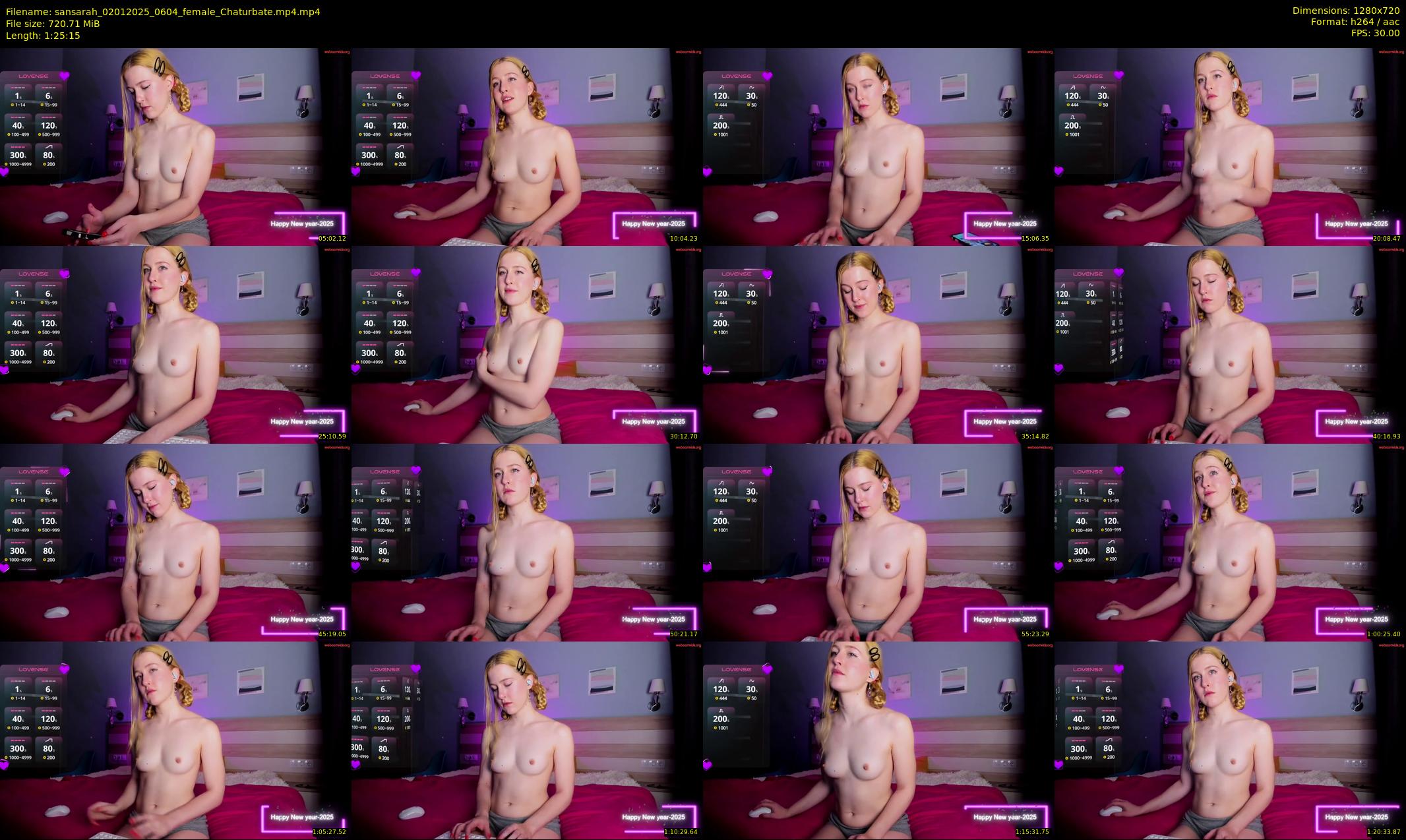 sansarah — 86 minute Chaturbate female cam show recording, 720p, Jan 2, 2025