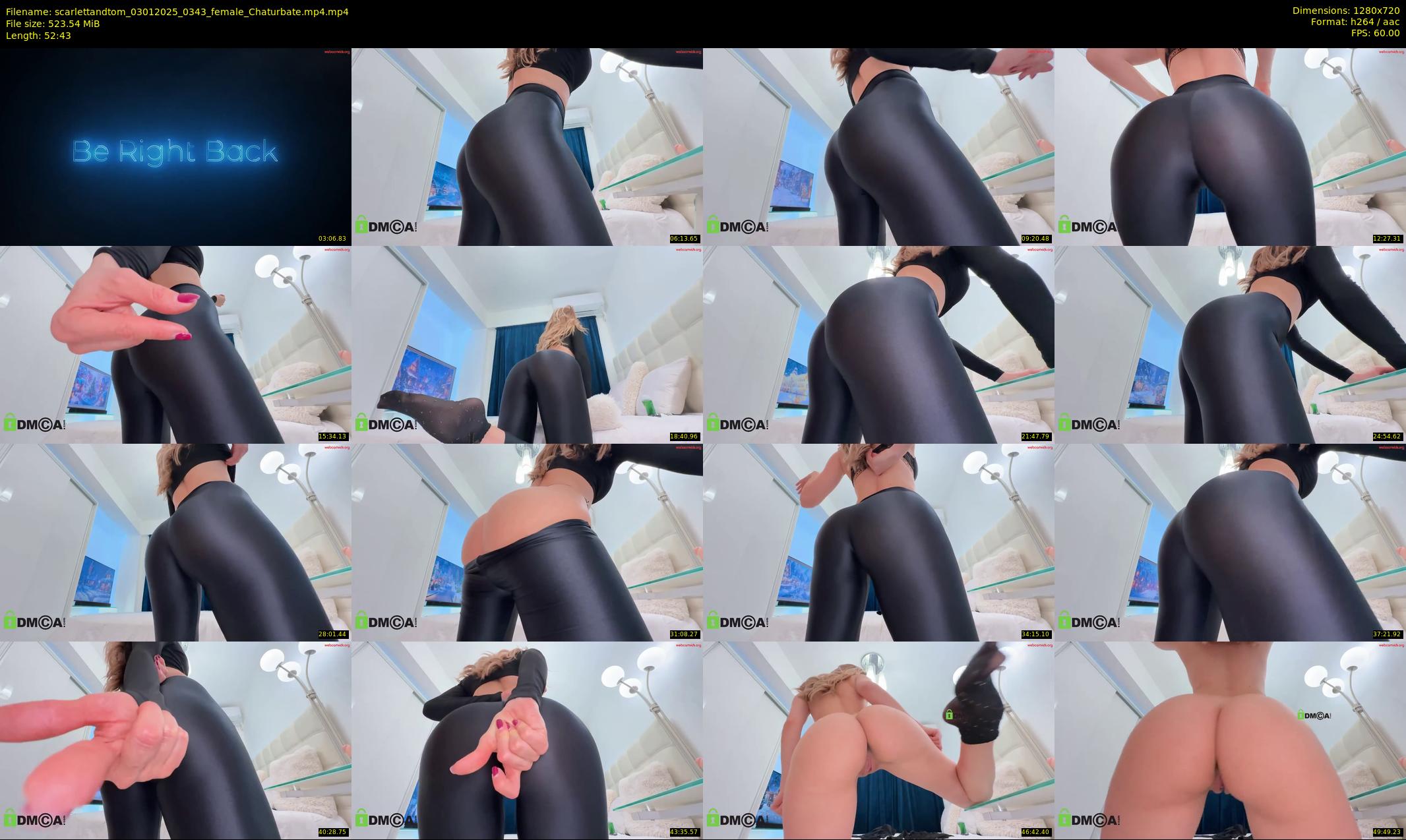 scarlettandtom — 53 minute Chaturbate couple cam show recording, 720p, Jan 3, 2025