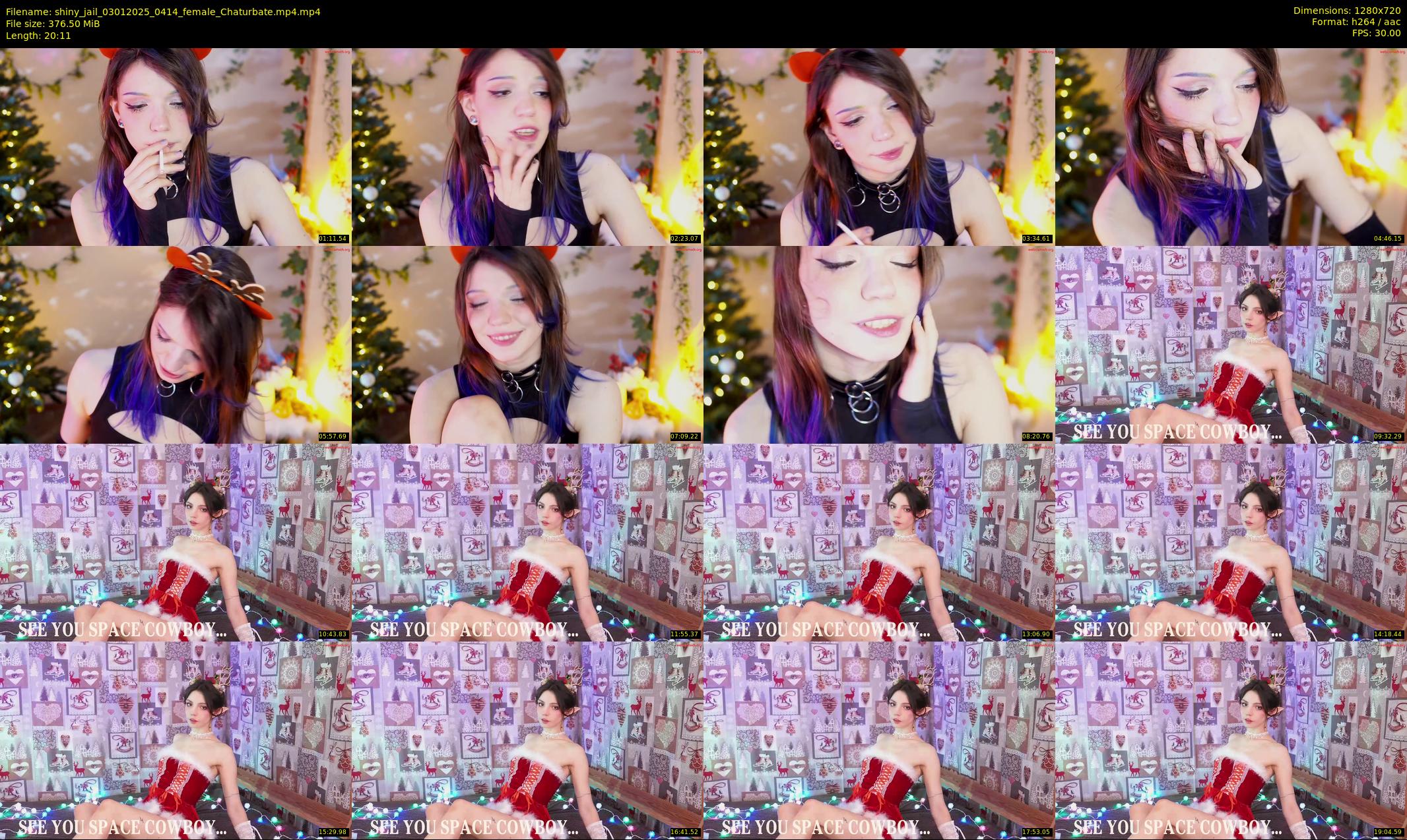 shiny_jail — 21 minute Chaturbate female cam show recording, 720p, Jan 3, 2025