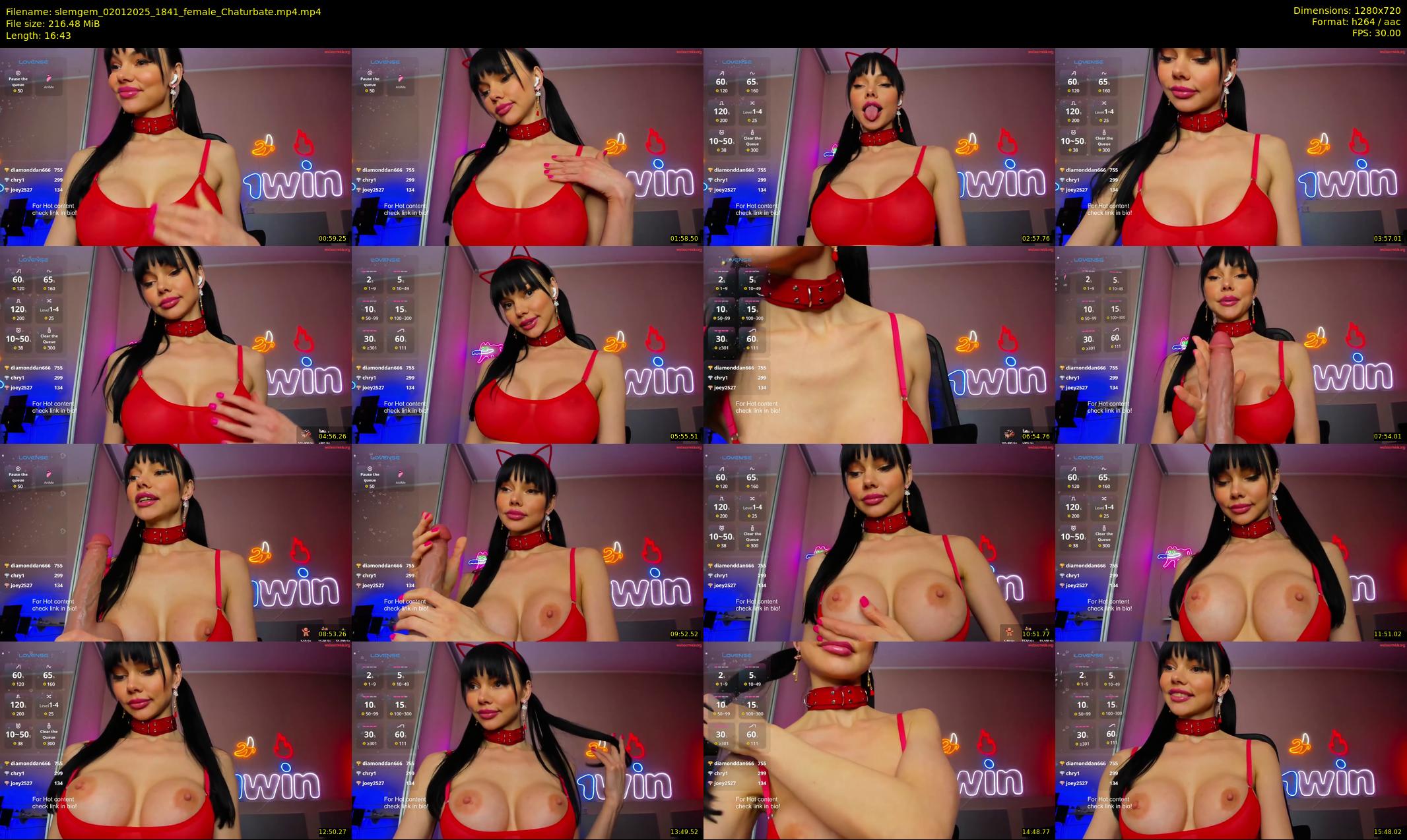 slemgem — 17 minute Chaturbate couple cam show recording, 720p, Jan 2, 2025