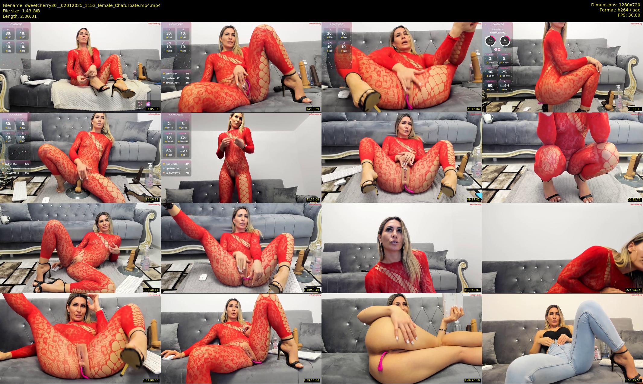 sweetcherry30_ — 121 minute Chaturbate female cam show recording, 720p, Jan 2, 2025