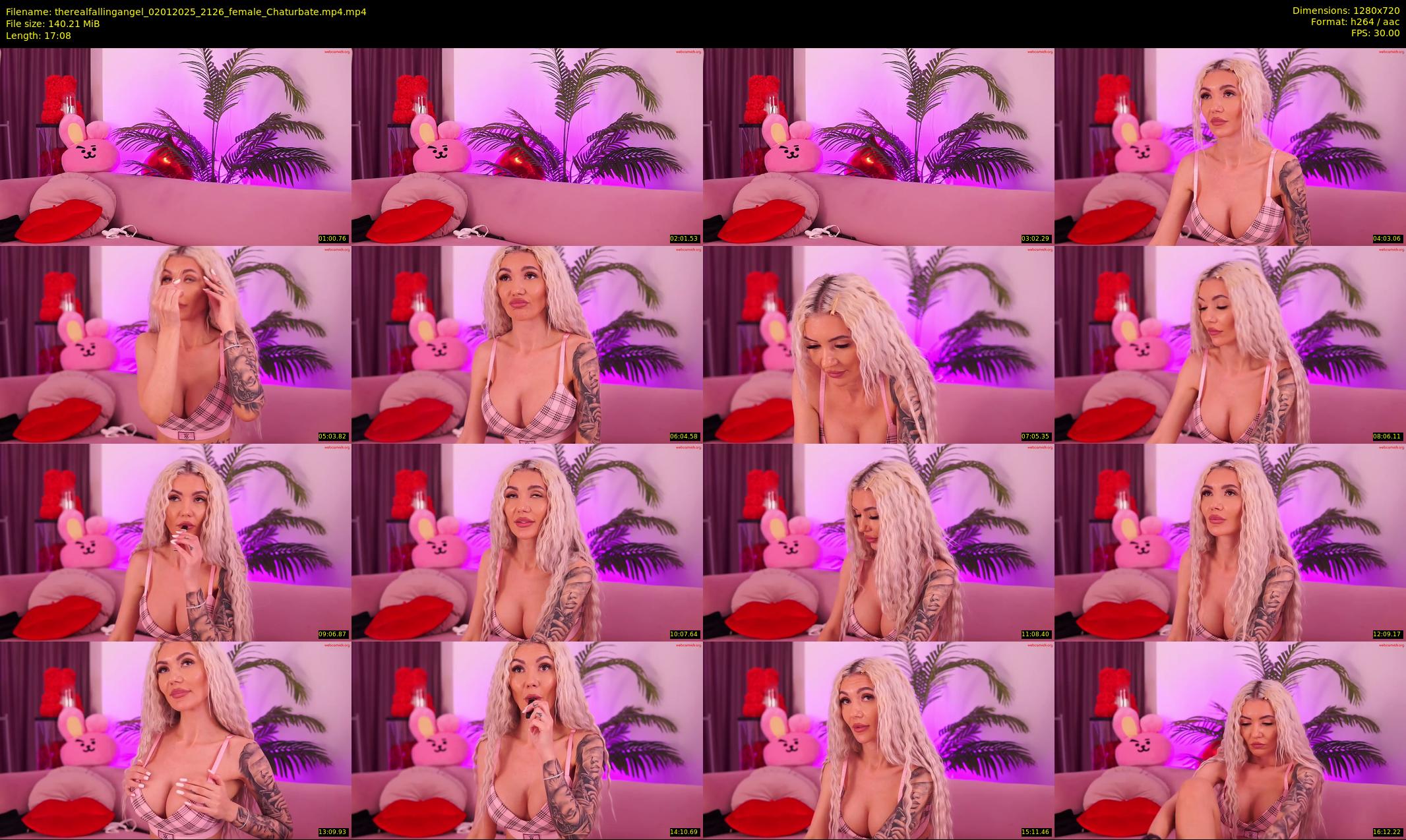 therealfallingangel — 18 minute Chaturbate female cam show recording, 720p, Jan 2, 2025