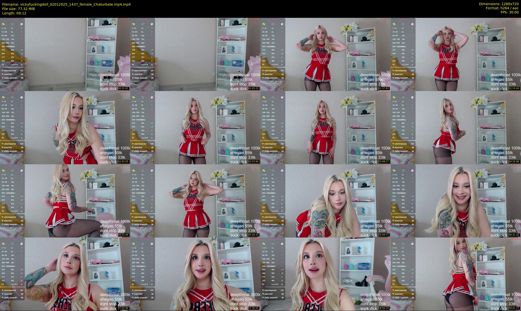 vickyfuckingdoll — 10 minute Chaturbate female cam show recording, 720p, Jan 2, 2025