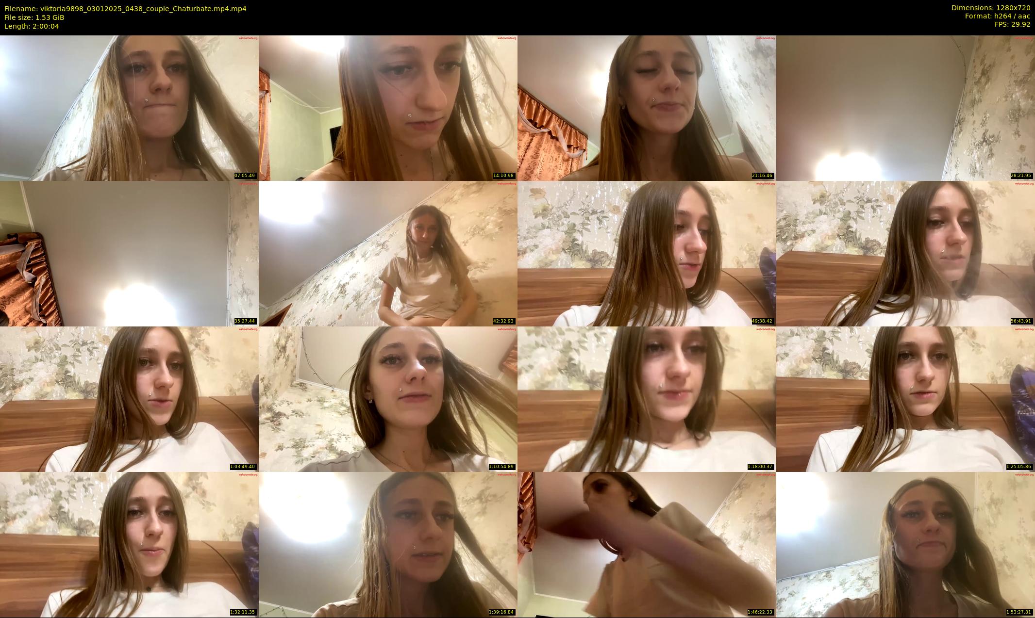 viktoria9898 — 121 minute Chaturbate couple cam show recording, 720p, Jan 3, 2025