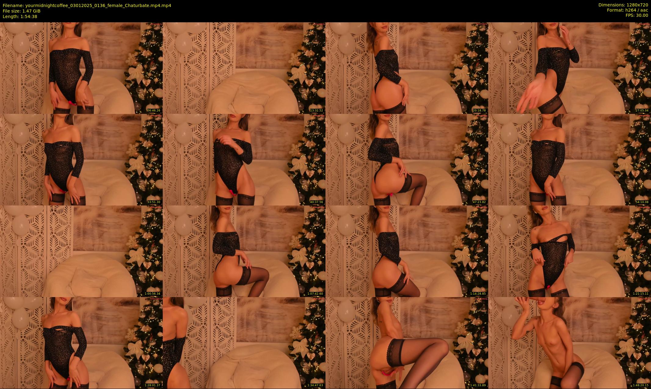 yourmidnightcoffee — 115 minute Chaturbate female cam show recording, 720p, Jan 3, 2025