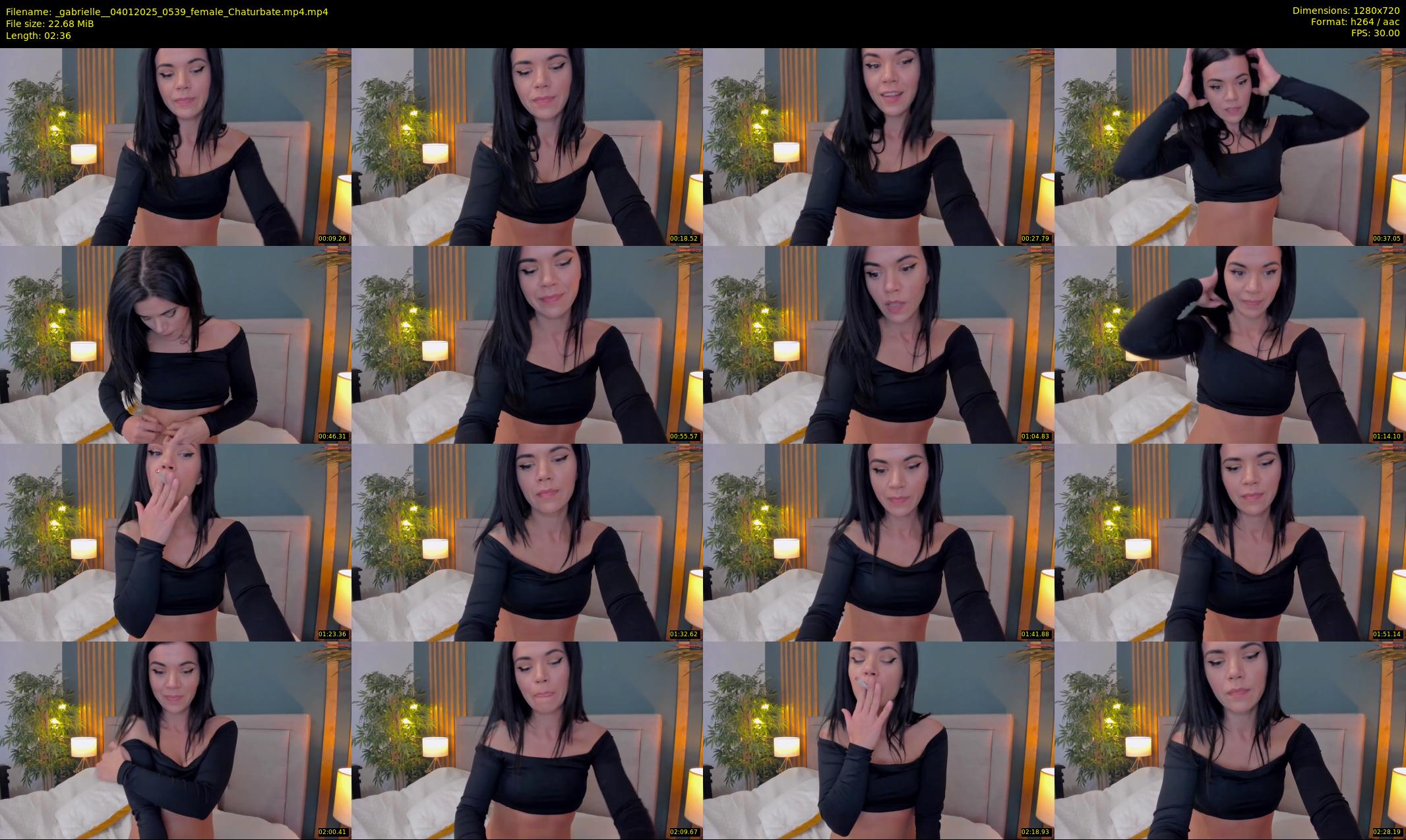 _gabrielle_ — 3 minute Chaturbate female cam show recording, 720p, Jan 4, 2025