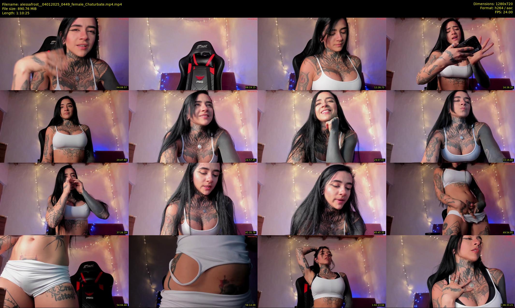 alessafrost_ — 71 minute Chaturbate female cam show recording, 720p, Jan 4, 2025