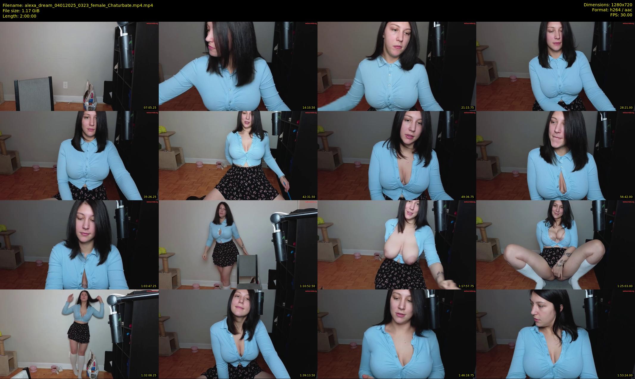 alexa_dream — 120 minute Chaturbate female cam show recording, 720p, Jan 4, 2025