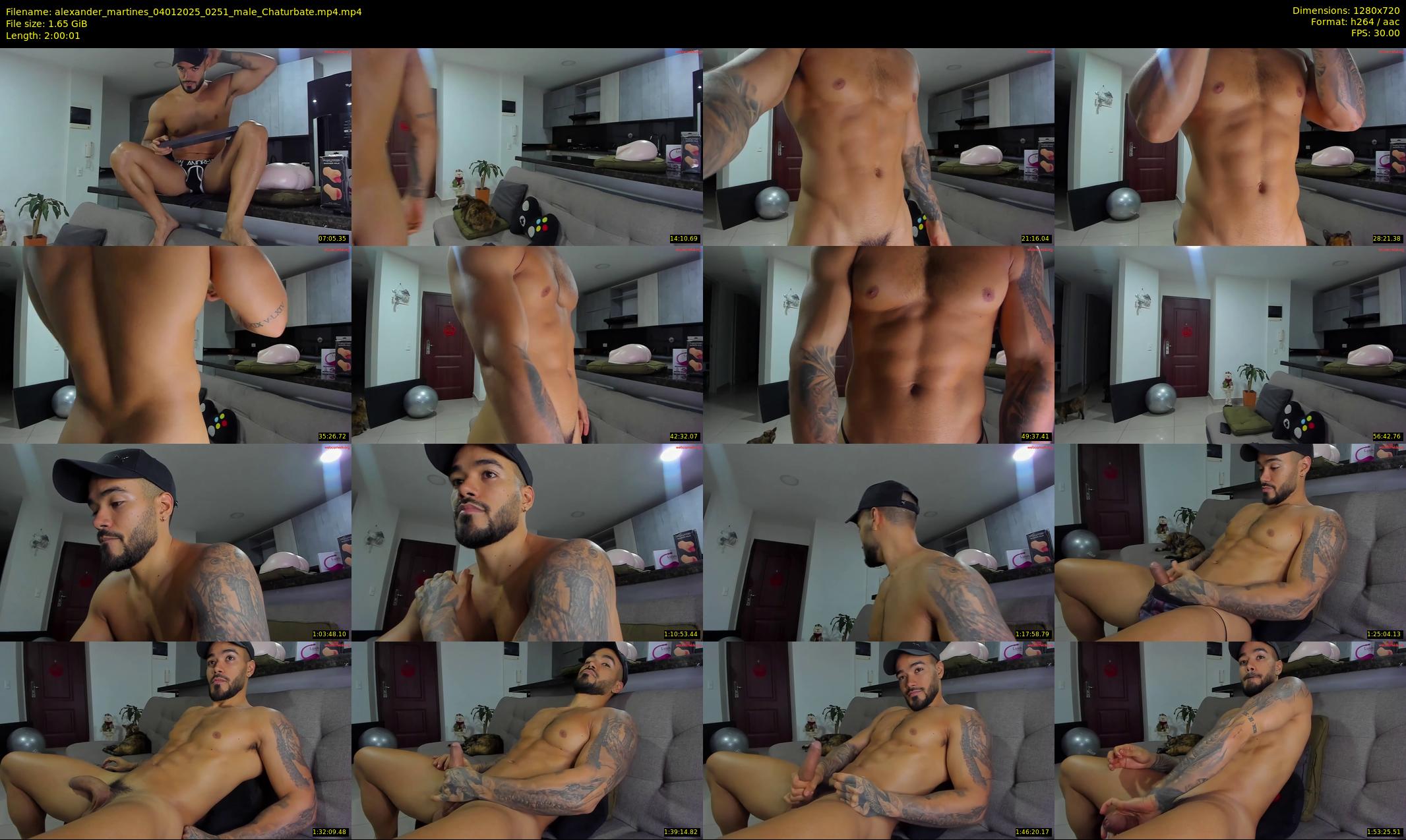 alexander_martines — 121 minute Chaturbate male cam show recording, 720p, Jan 4, 2025