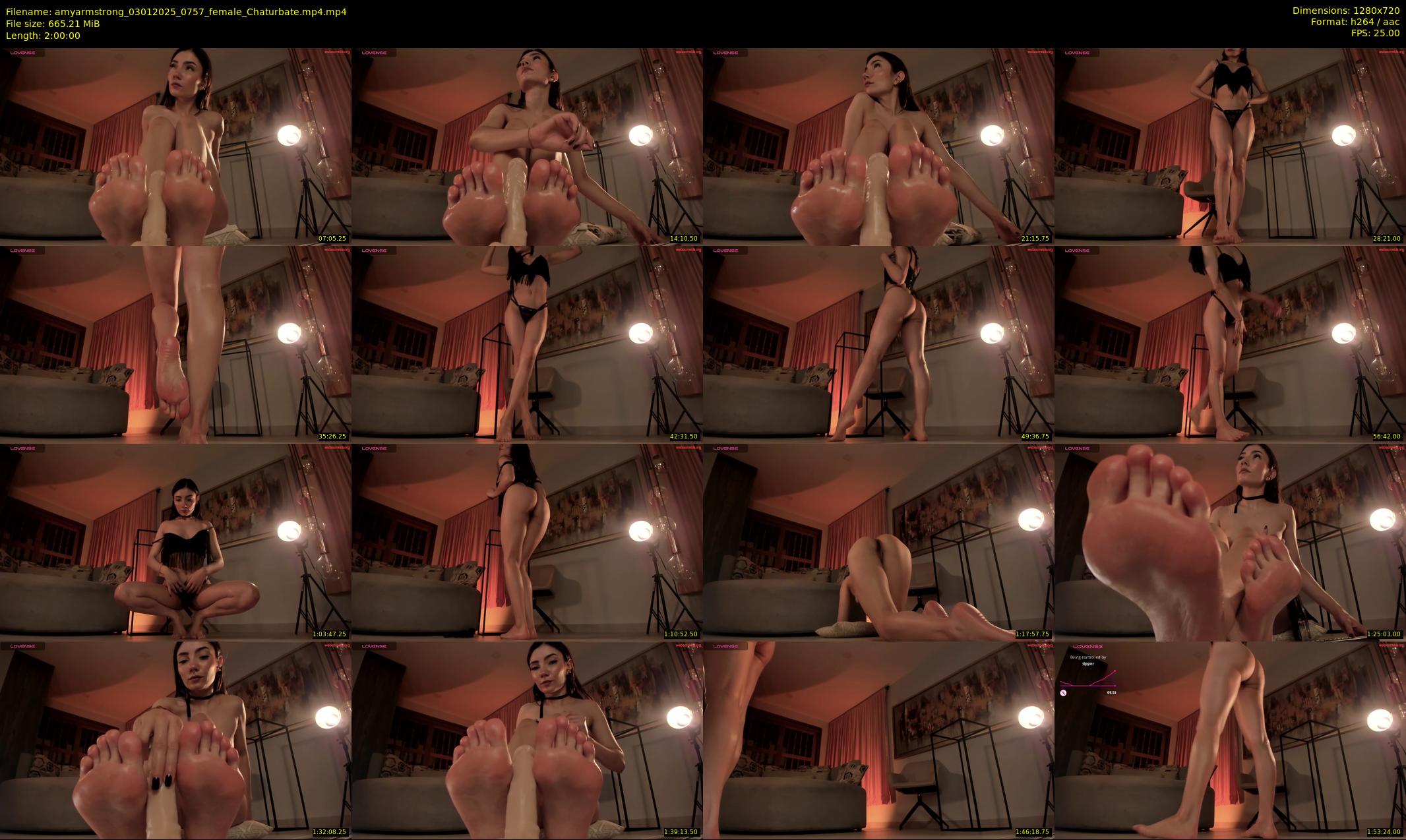 amyarmstrong — 120 minute Chaturbate female cam show recording, 720p, Jan 3, 2025