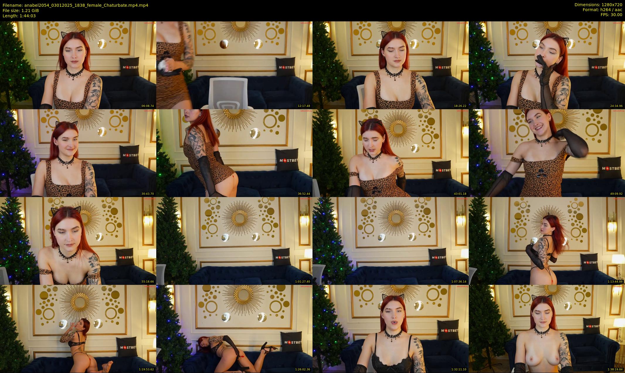 anabel2054 — 105 minute Chaturbate female cam show recording, 720p, Jan 3, 2025