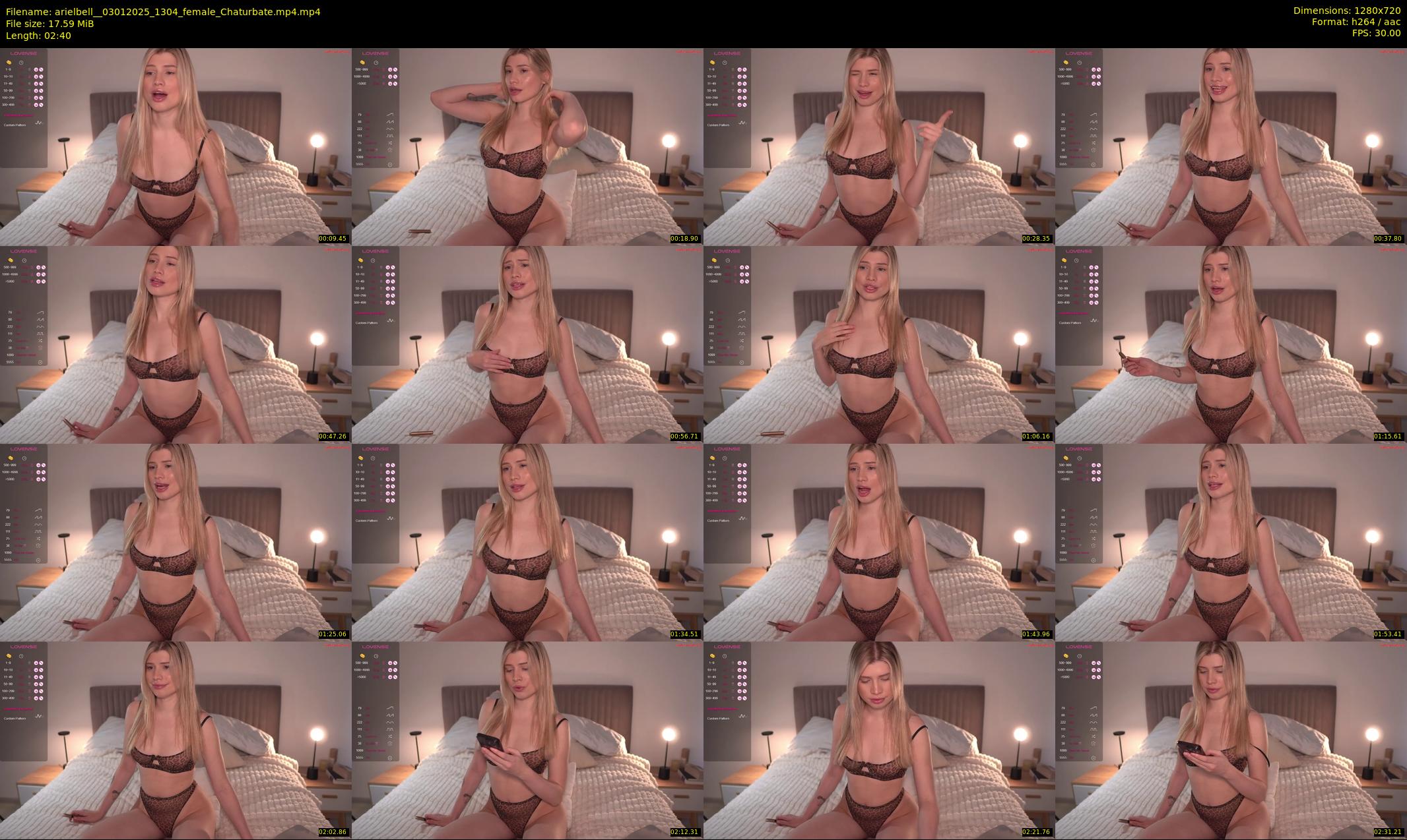 arielbell_ — 3 minute Chaturbate female cam show recording, 720p, Jan 3, 2025