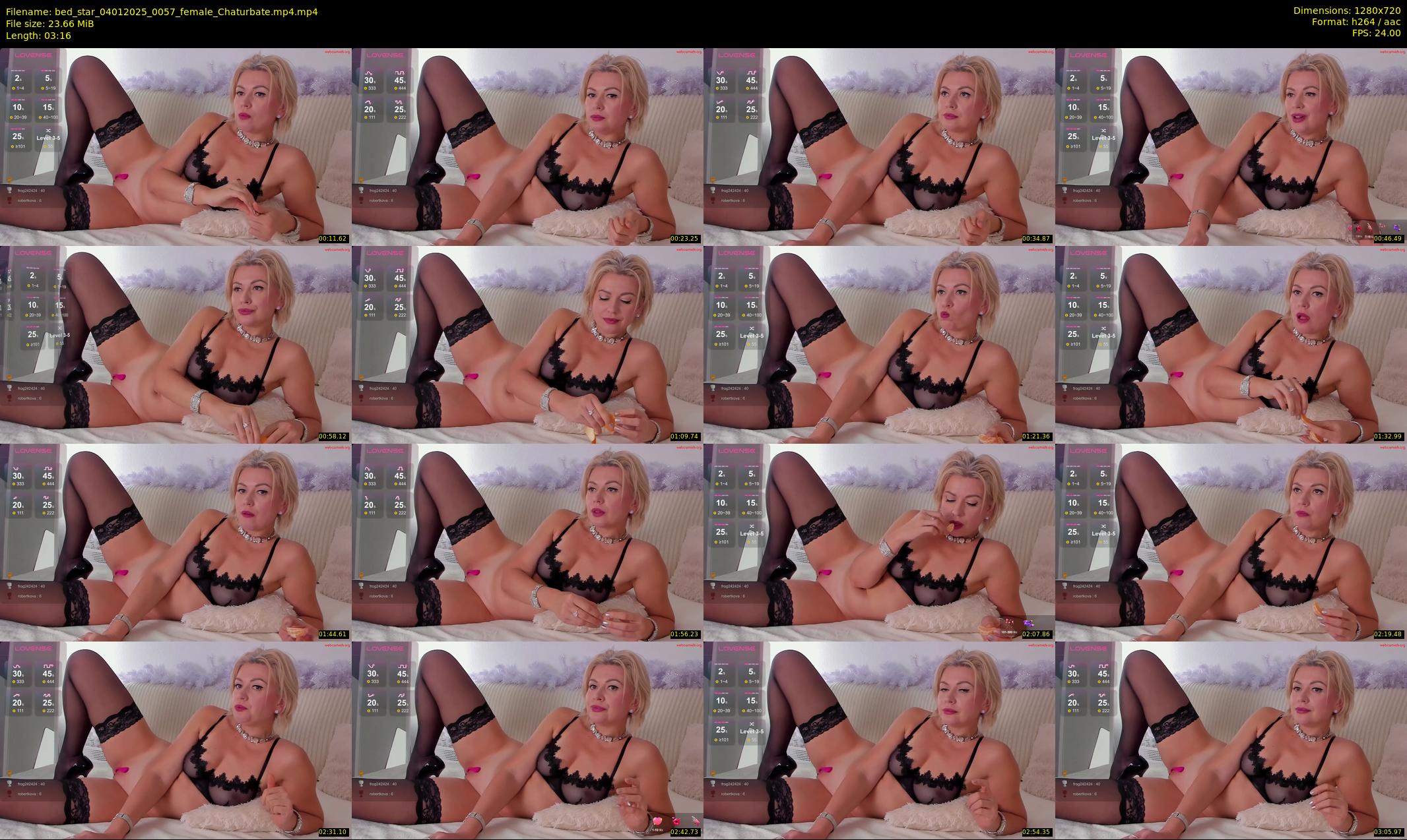 bed_star — 4 minute Chaturbate female cam show recording, 720p, Jan 4, 2025