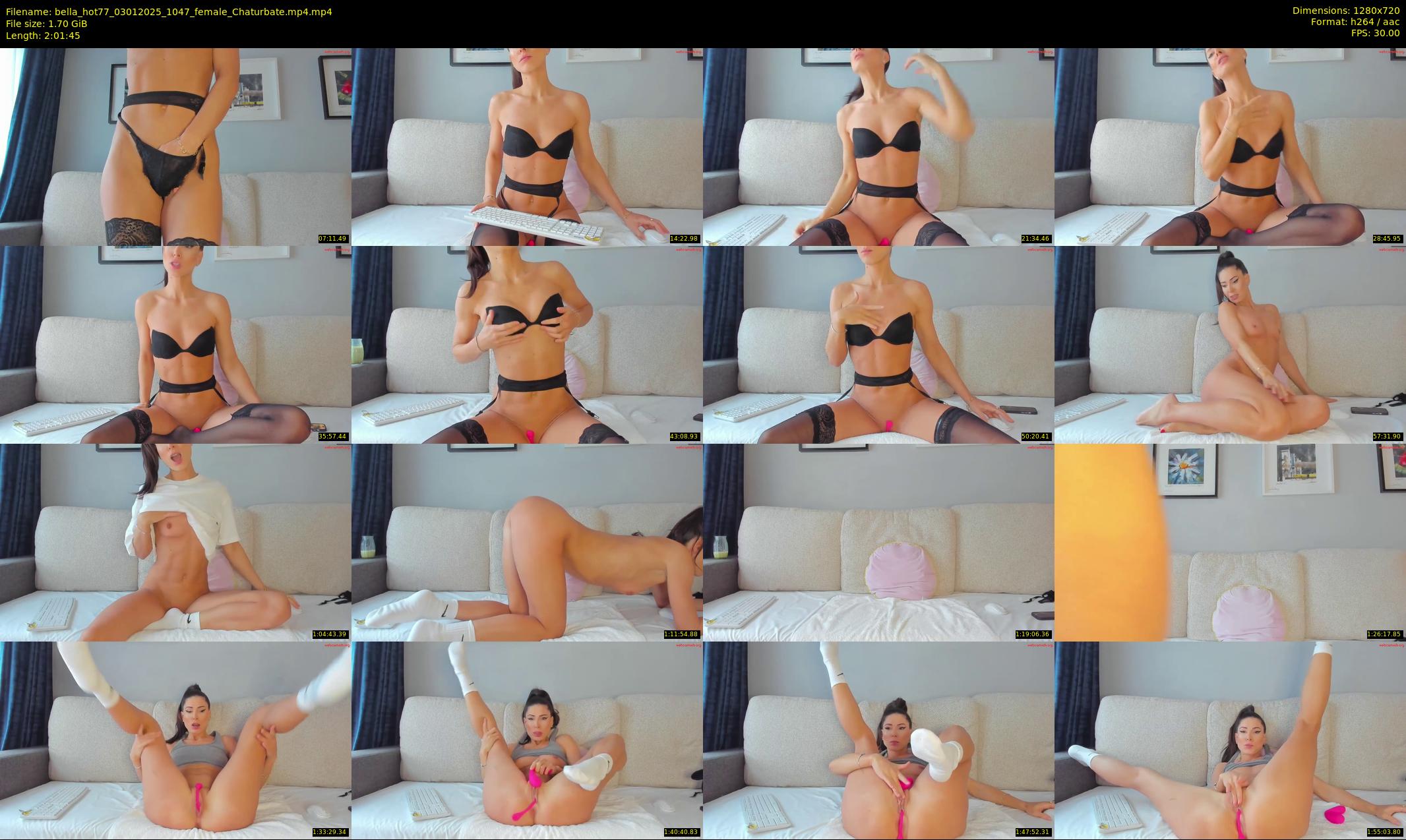 bella_hot77 — 122 minute Chaturbate female cam show recording, 720p, Jan 3, 2025