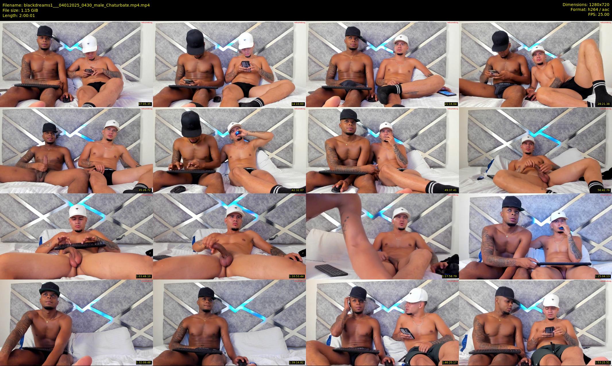 blackdreams1__ — 121 minute Chaturbate male cam show recording, 720p, Jan 4, 2025