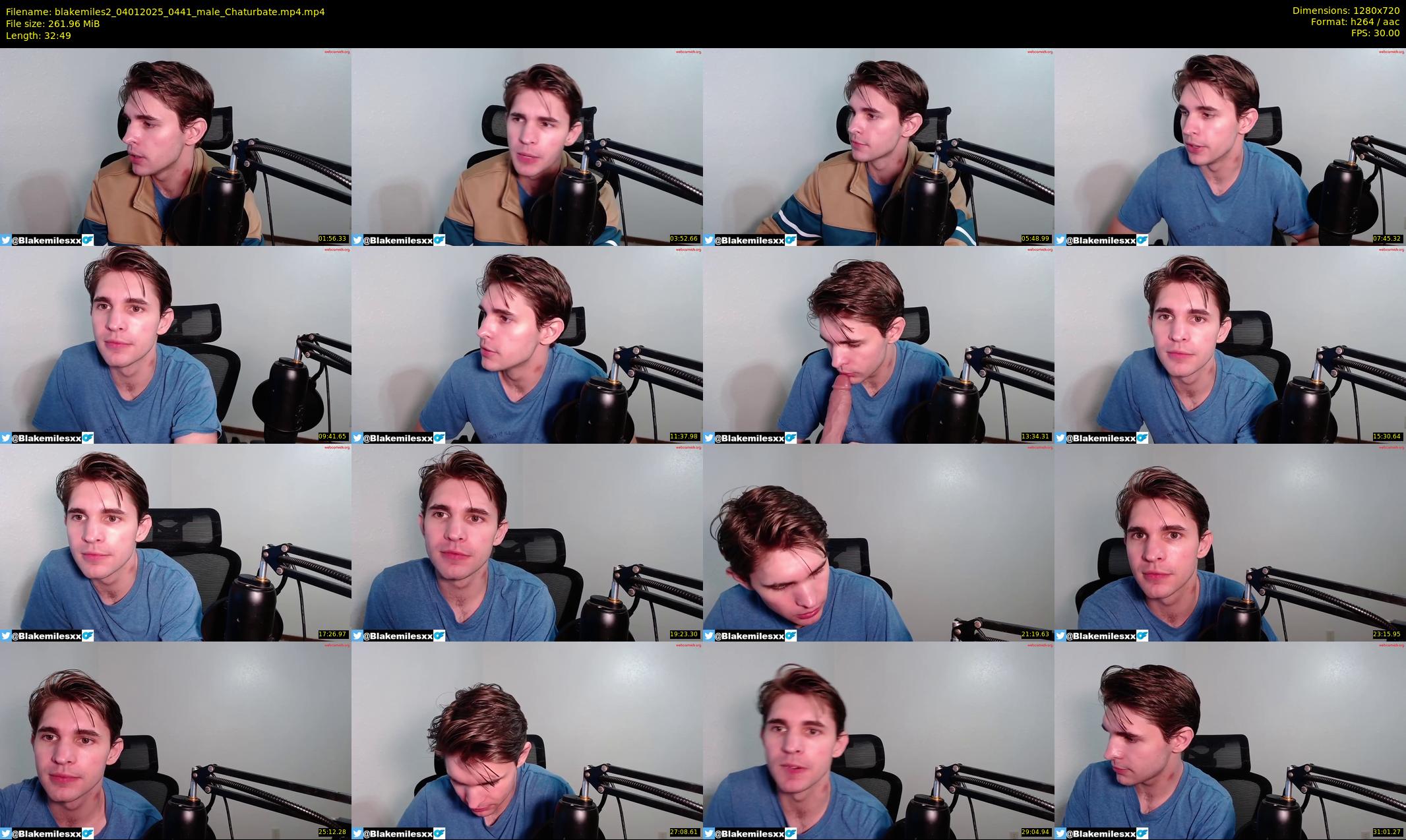 blakemiles2 — 33 minute Chaturbate male cam show recording, 720p, Jan 4, 2025