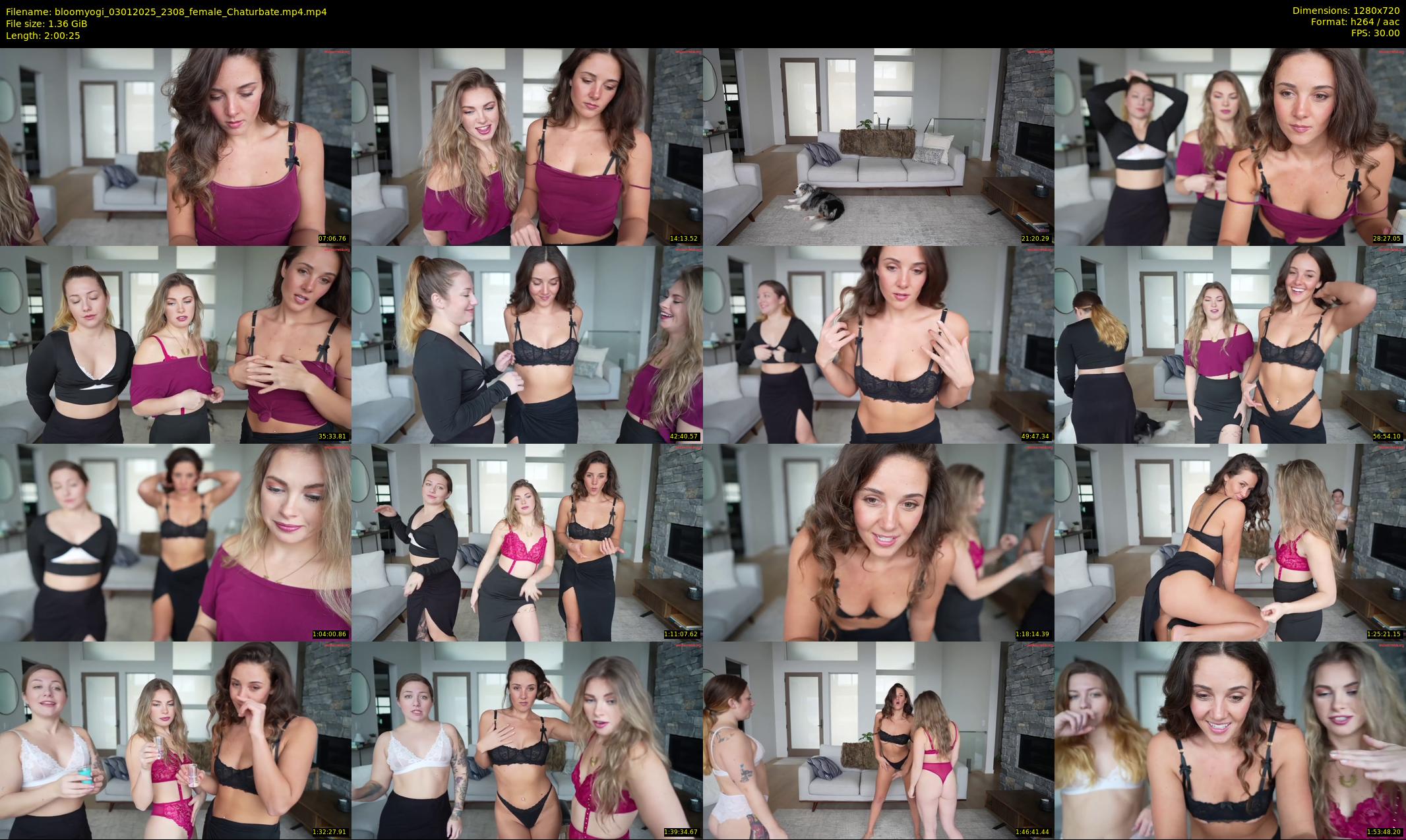 bloomyogi — 121 minute Chaturbate female cam show recording, 720p, Jan 3, 2025