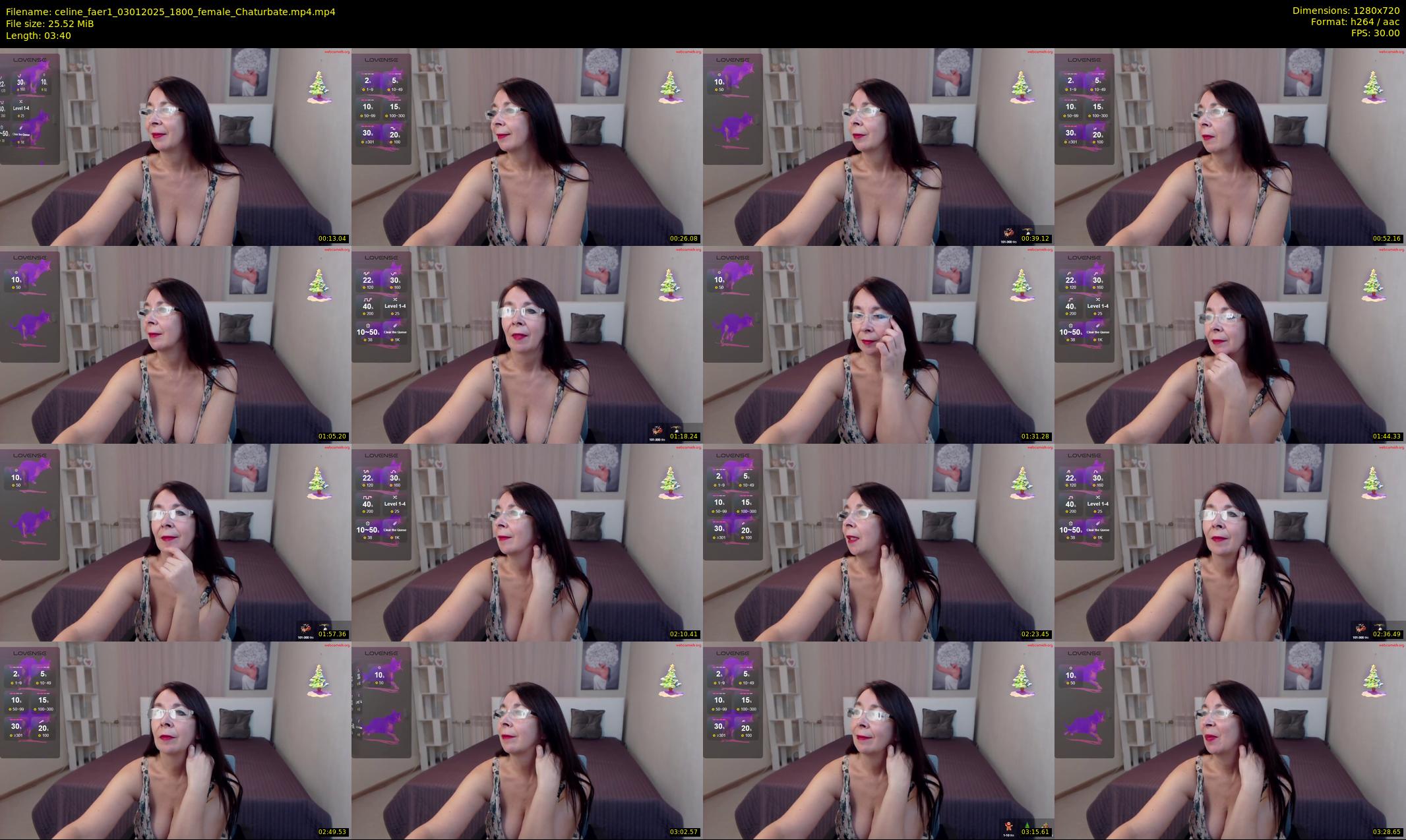 celine_faer1 — 4 minute Chaturbate female cam show recording, 720p, Jan 3, 2025