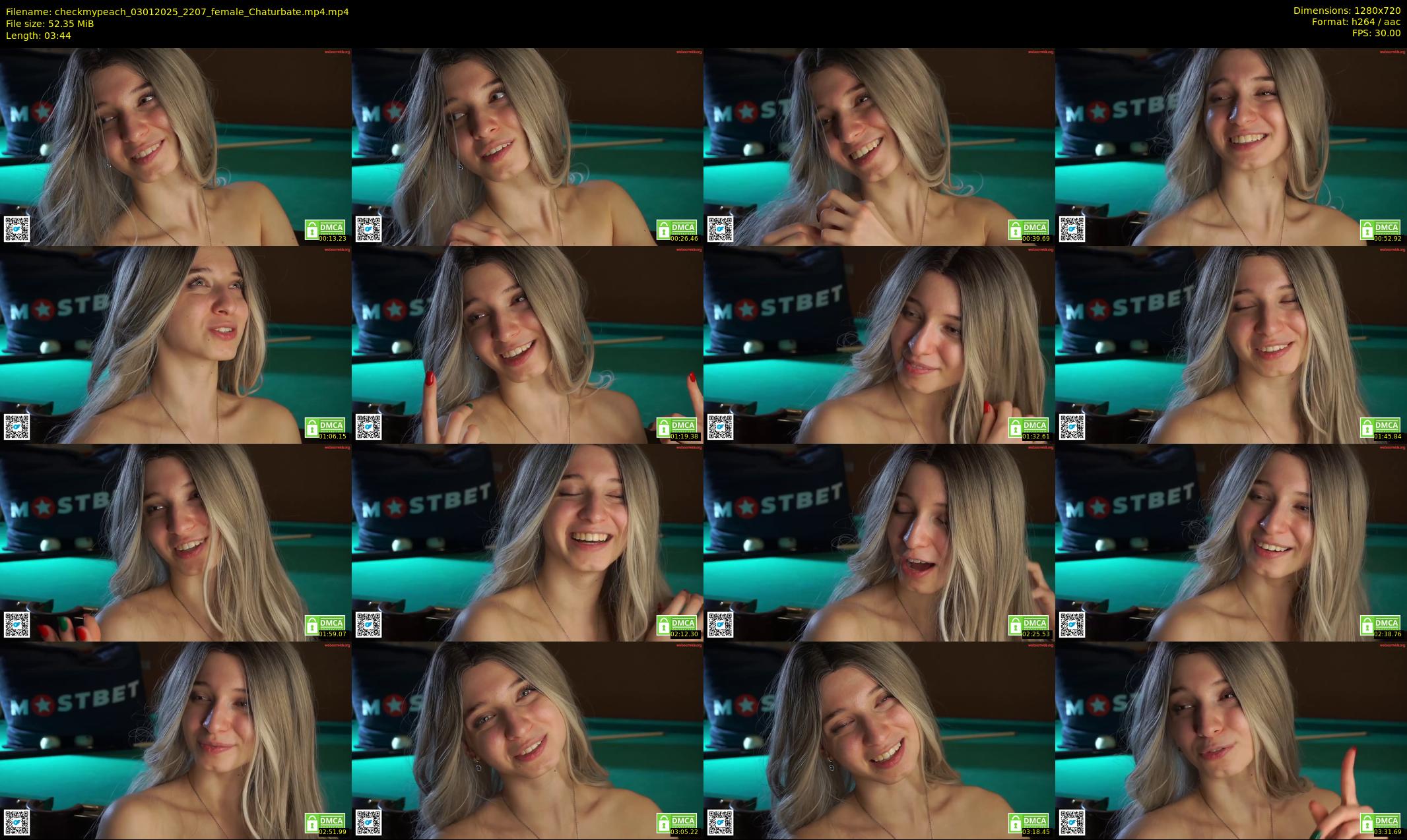 checkmypeach — 4 minute Chaturbate female cam show recording, 720p, Jan 3, 2025
