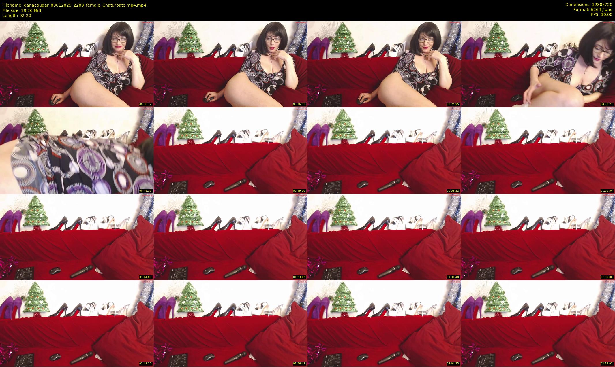 danacougar — 3 minute Chaturbate female cam show recording, 720p, Jan 3, 2025