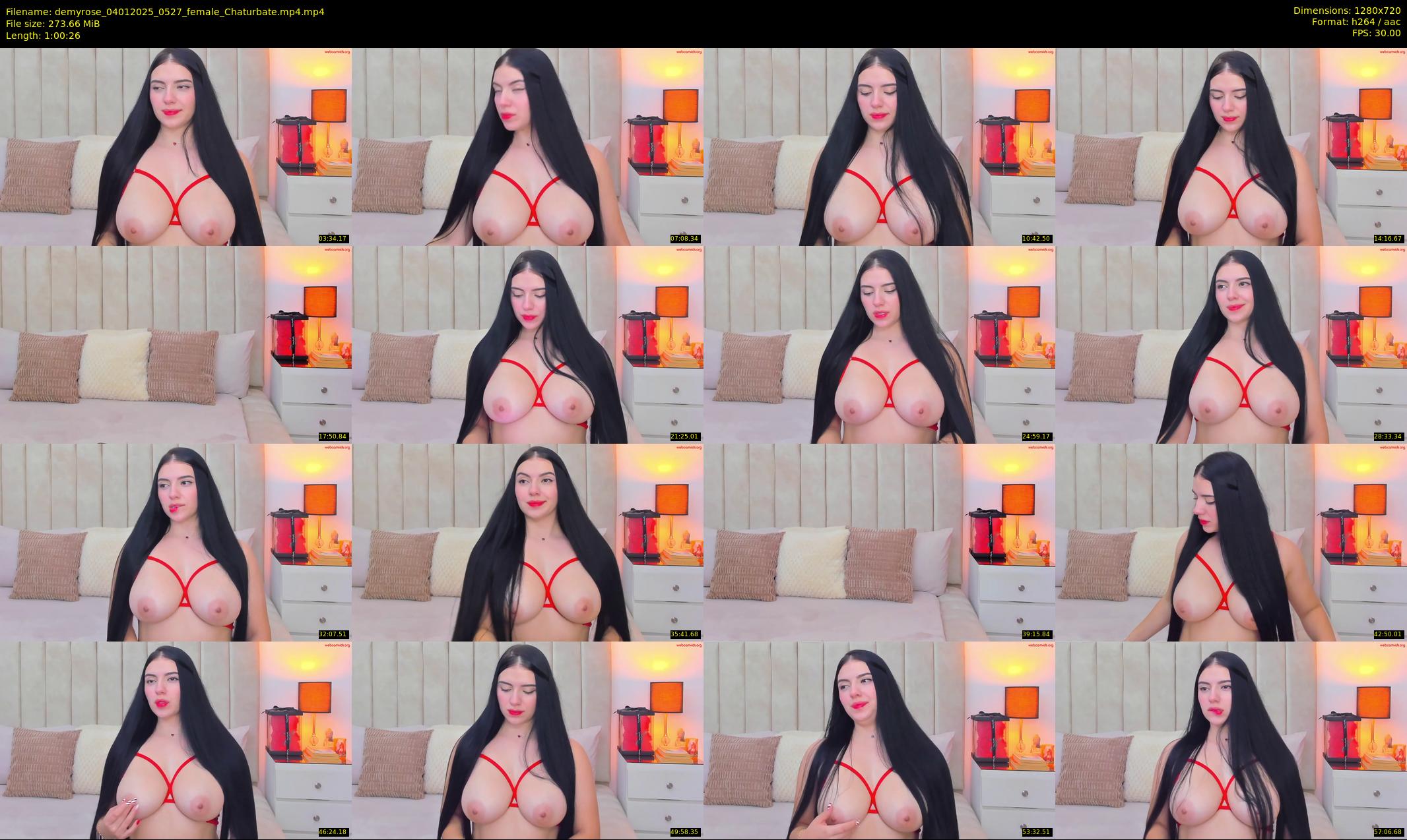 demyrose — 61 minute Chaturbate female cam show recording, 720p, Jan 4, 2025