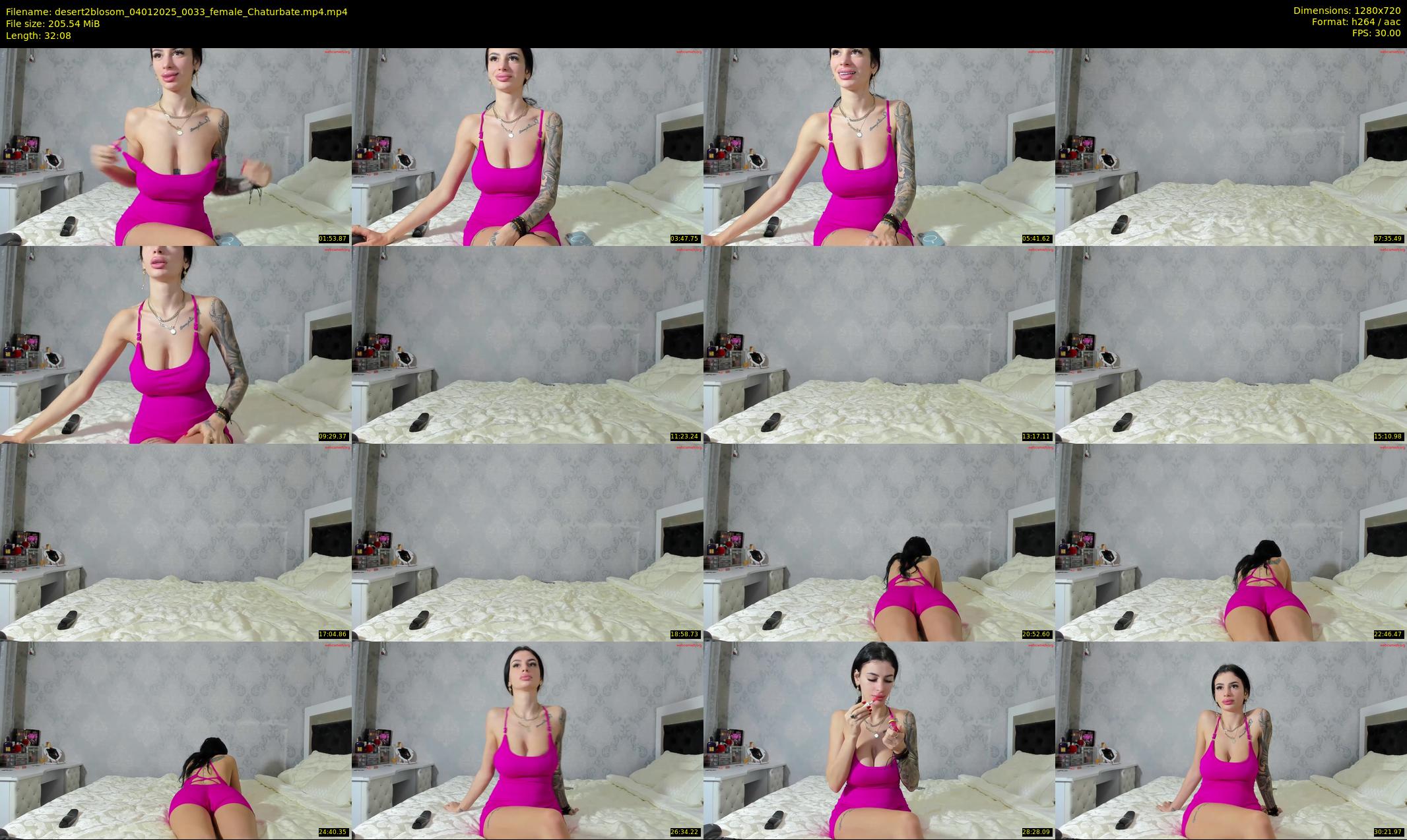 desert2blosom — 33 minute Chaturbate female cam show recording, 720p, Jan 4, 2025