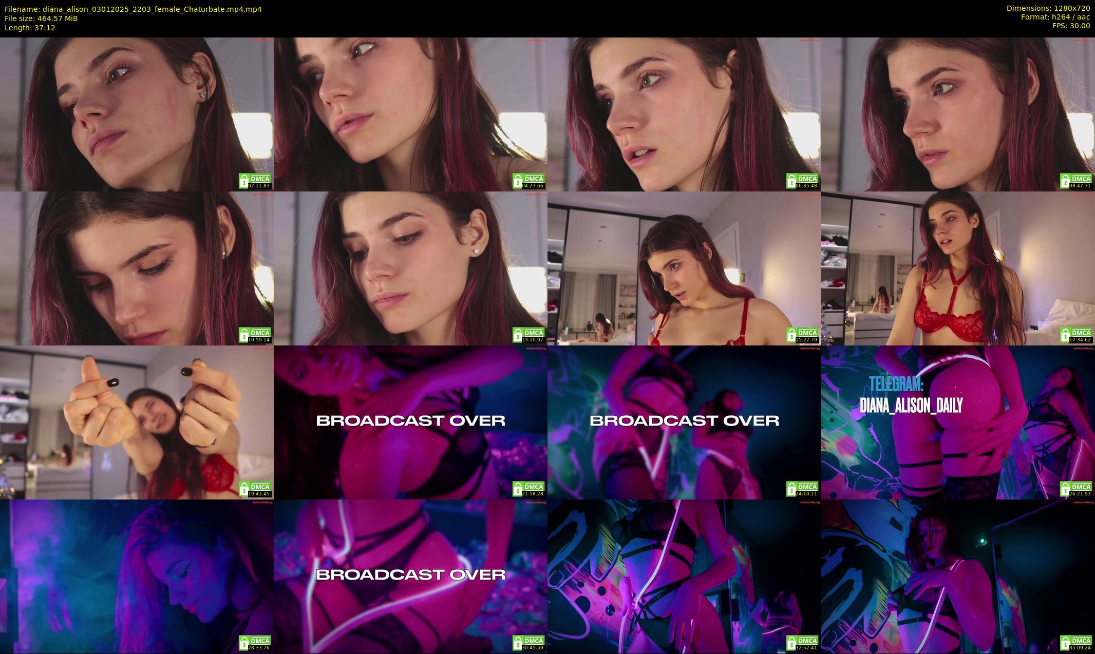 diana_alison — 38 minute Chaturbate female cam show recording, 720p, Jan 3, 2025