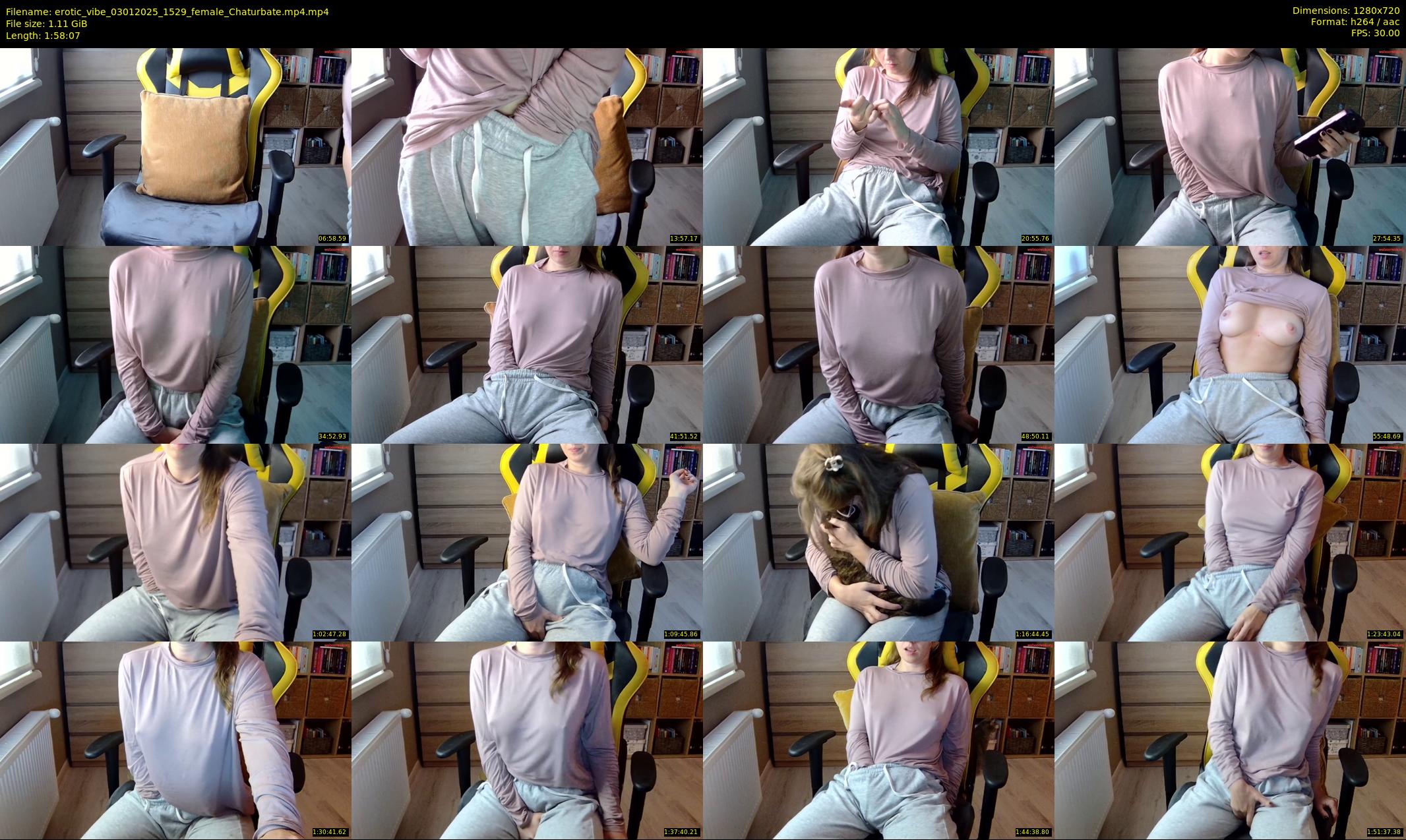 erotic_vibe — 119 minute Chaturbate female cam show recording, 720p, Jan 3, 2025