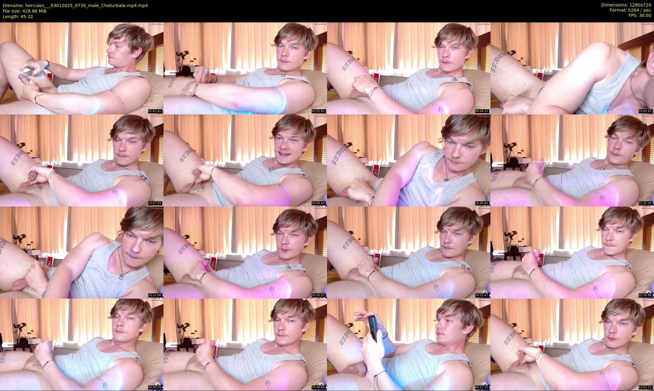 hercules__ — 46 minute Chaturbate male cam show recording, 720p, Jan 3, 2025
