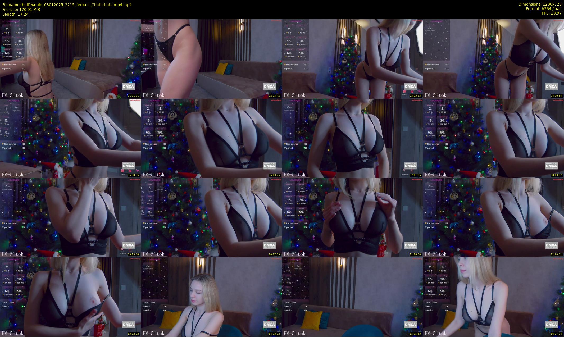 holl1would — 18 minute Chaturbate female cam show recording, 720p, Jan 3, 2025