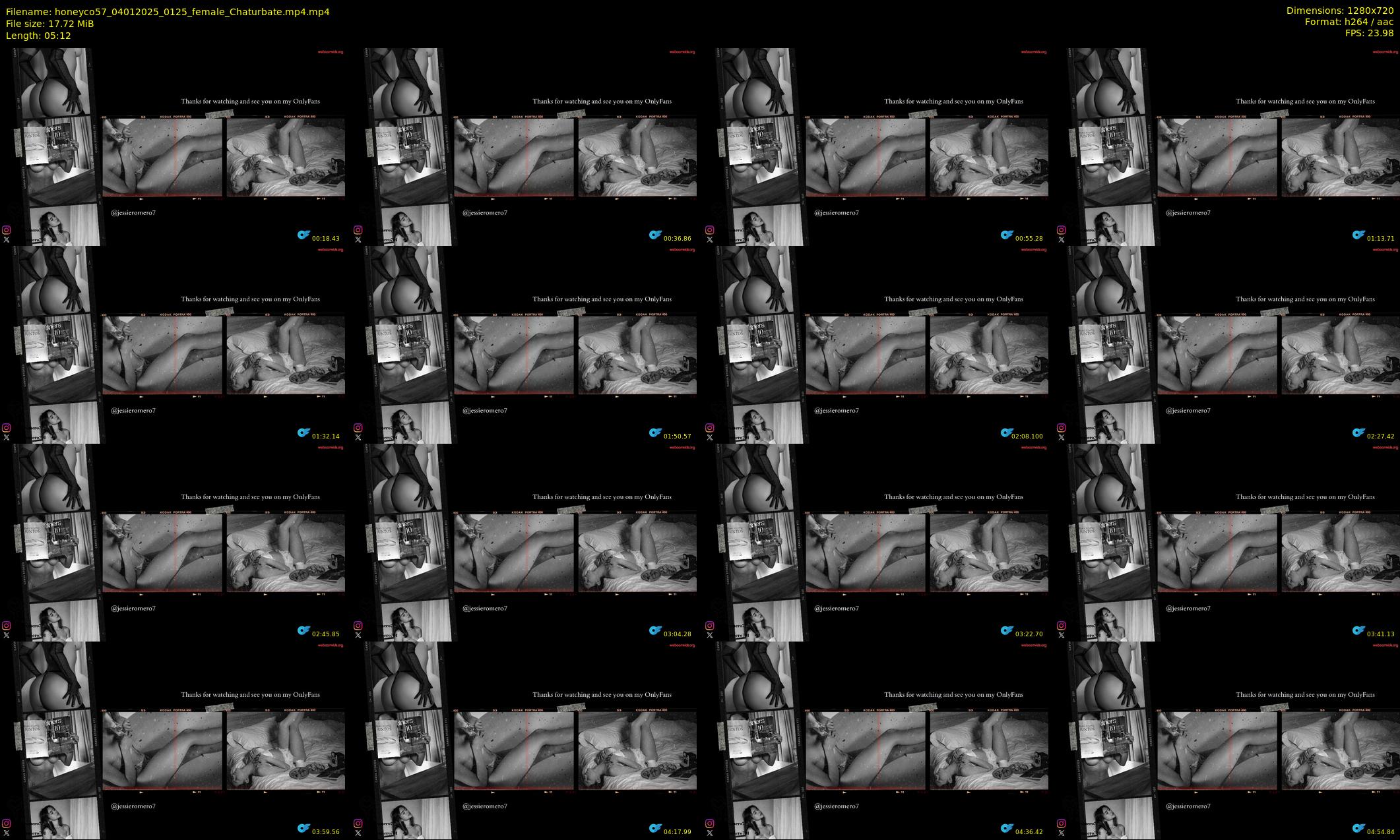 honeyco57 — 6 minute Chaturbate female cam show recording, 720p, Jan 4, 2025