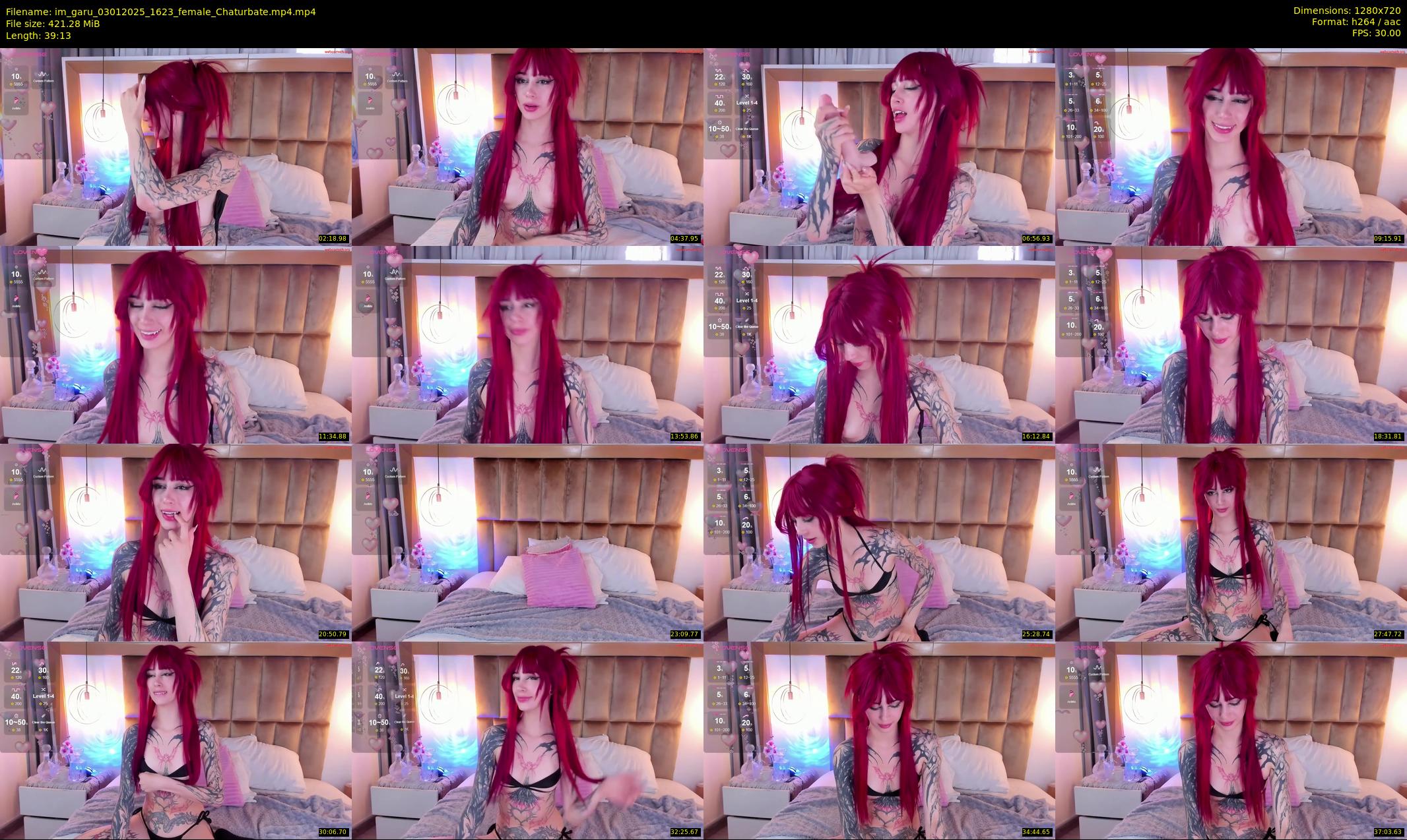 im_garu — 40 minute Chaturbate female cam show recording, 720p, Jan 3, 2025