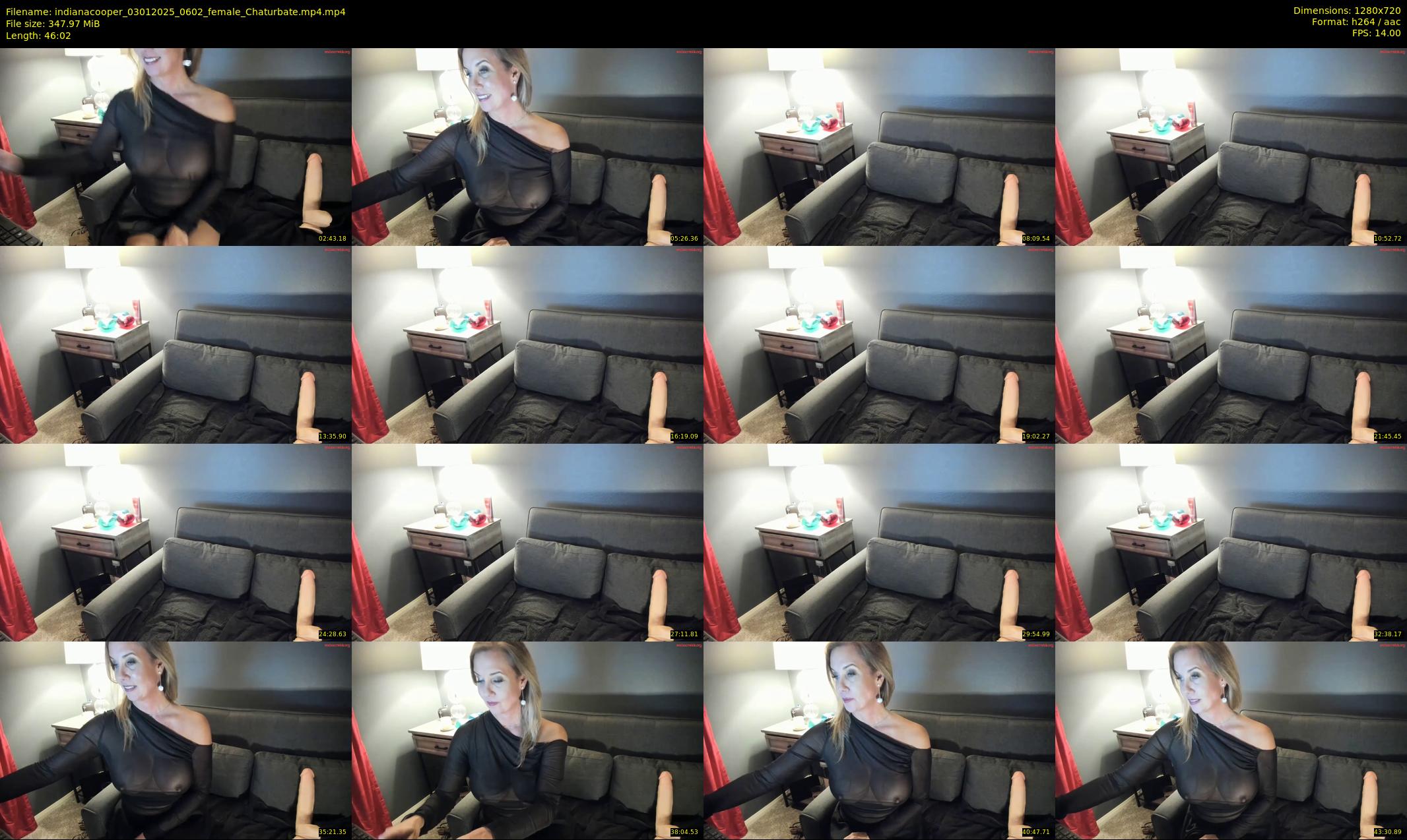 indianacooper — 47 minute Chaturbate female cam show recording, 720p, Jan 3, 2025