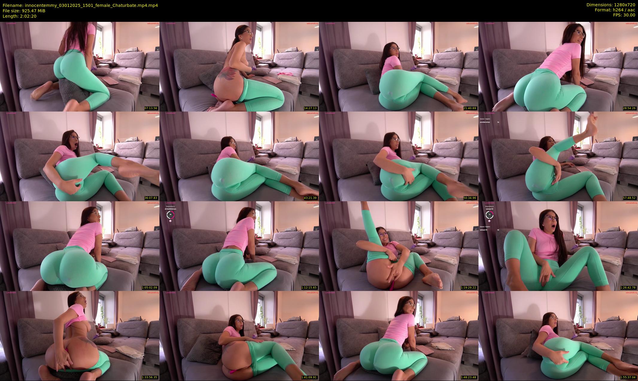 innocentemmy — 123 minute Chaturbate female cam show recording, 720p, Jan 3, 2025