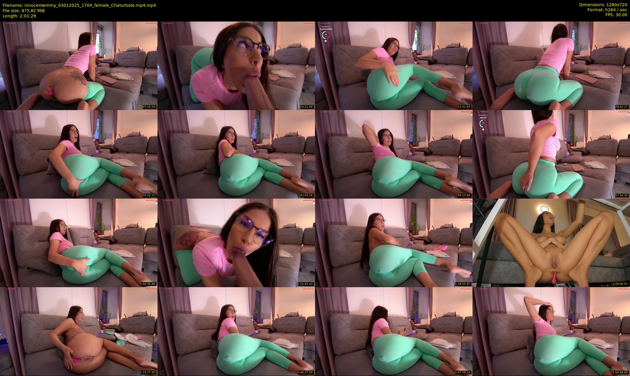 innocentemmy — 122 minute Chaturbate female cam show recording, 720p, Jan 3, 2025